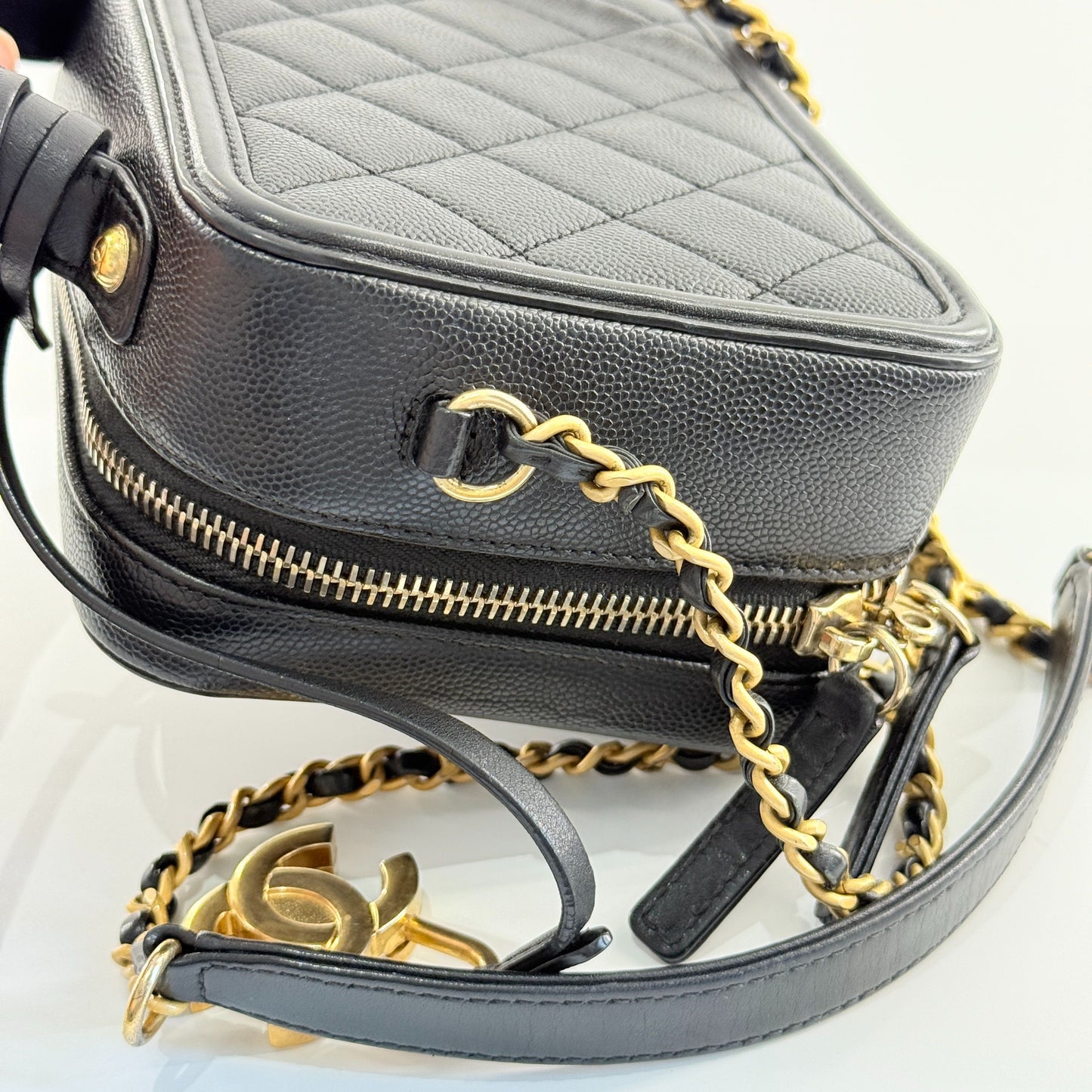 Chanel Camera Bag Leather Black - view 14