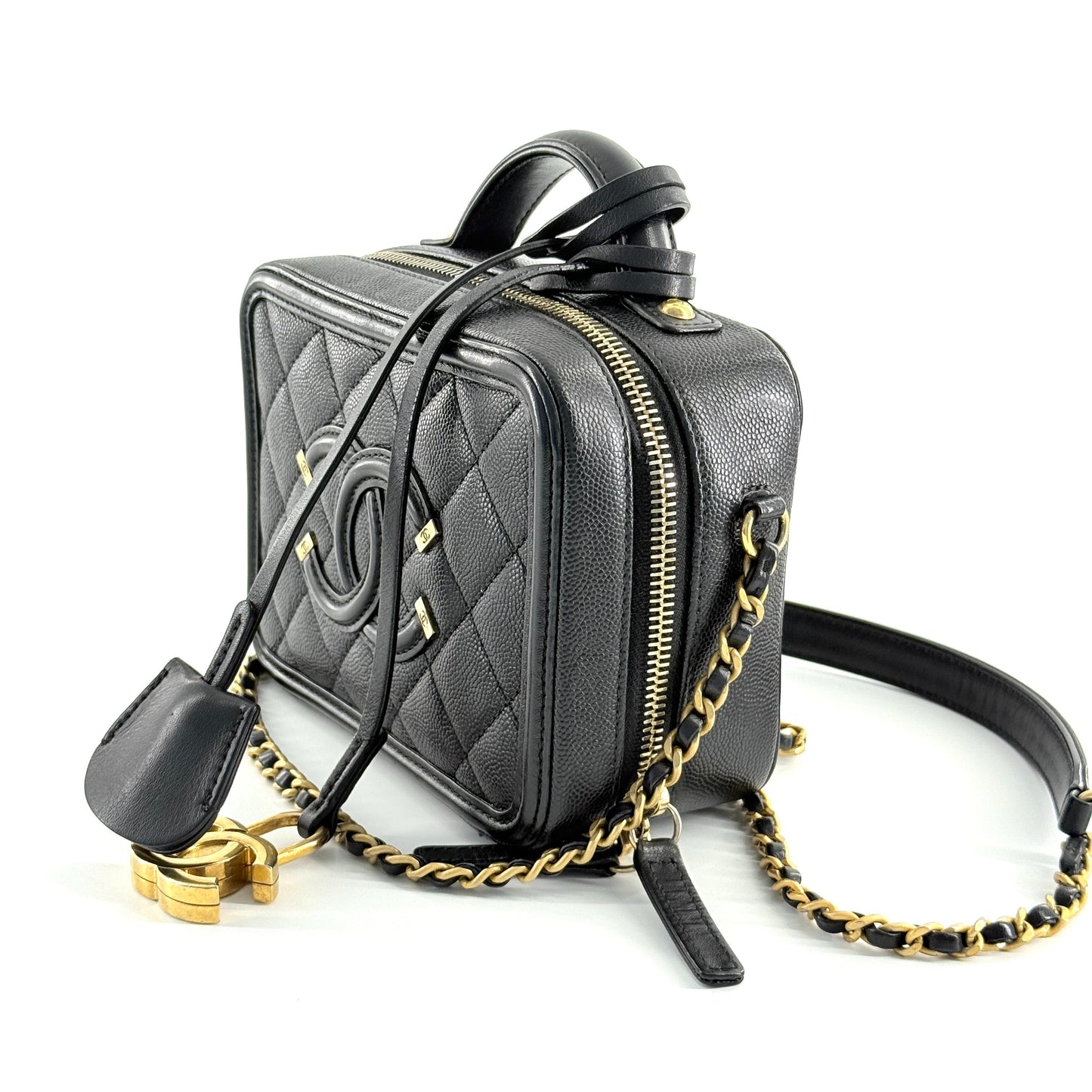 Chanel Camera Bag Leather Black - view 5