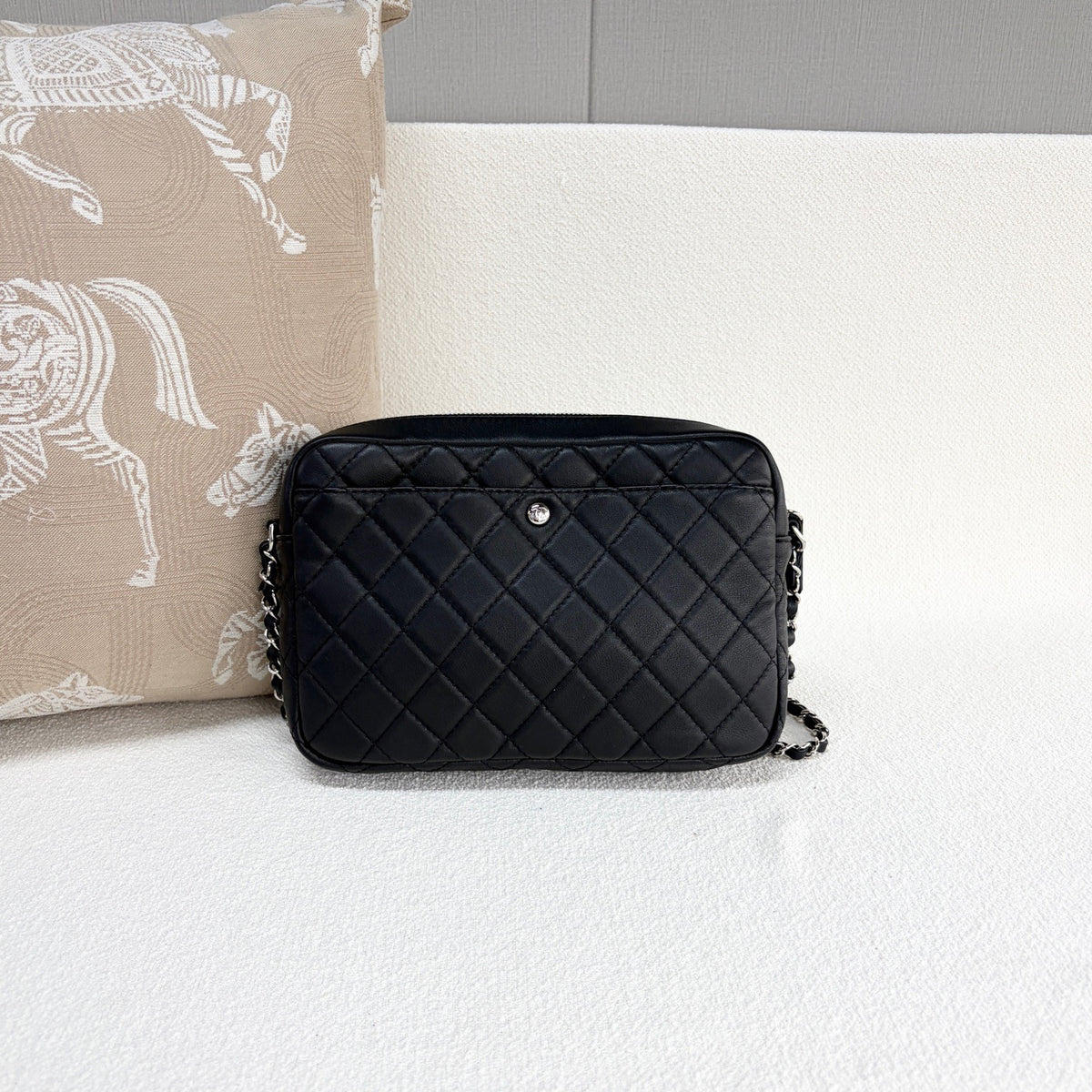 Chanel - Camera Bag - Leather - Black - (mini)