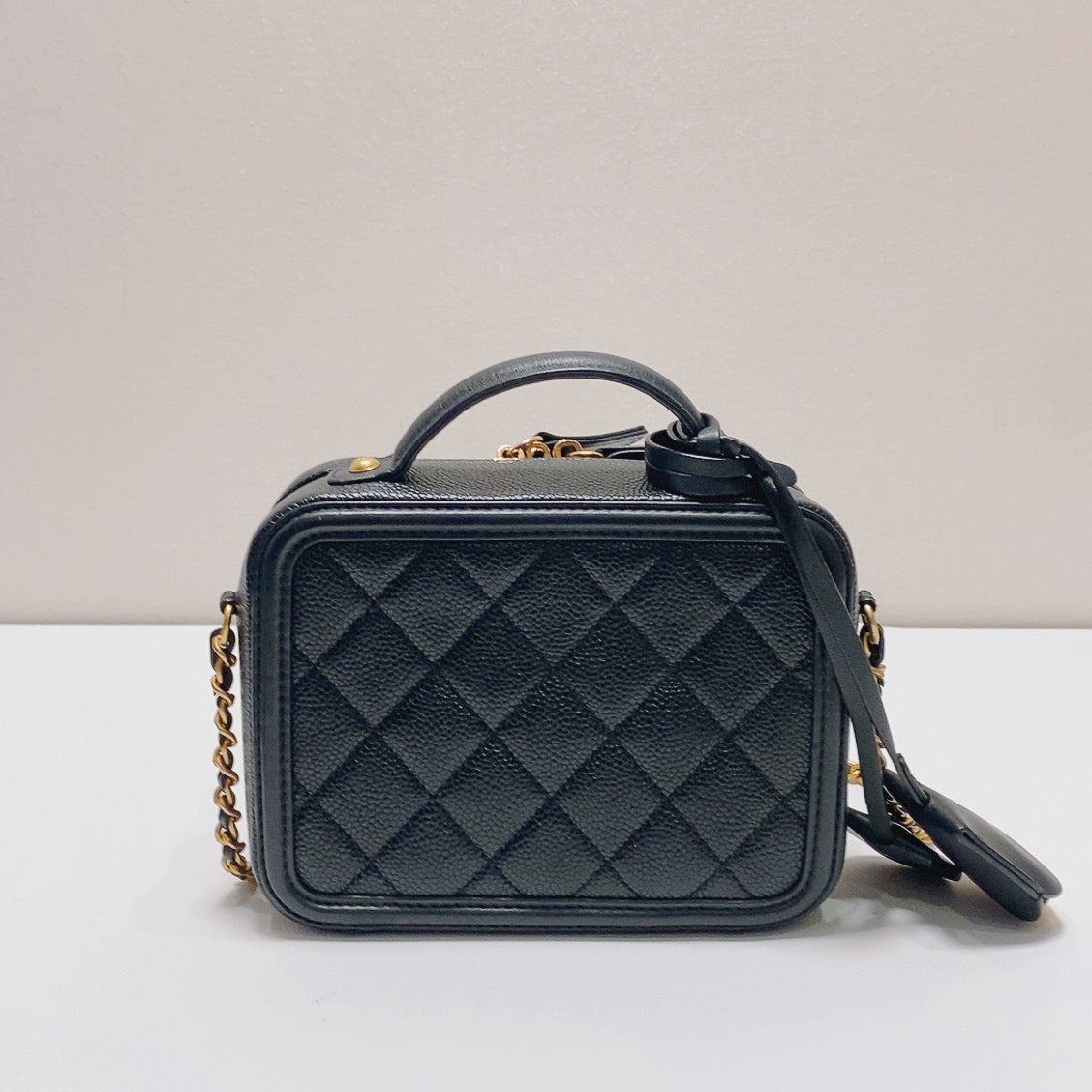 Chanel - Camera Bag - Leather - Black - (mini)