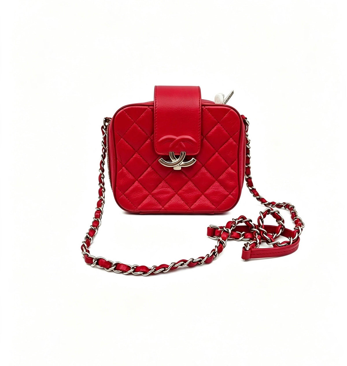 Chanel - Camera Bag - Leather - Red - (mini)