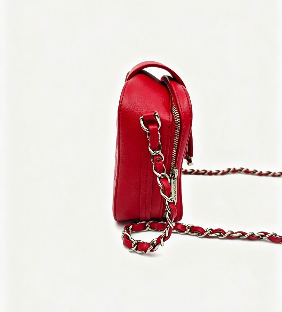 Chanel - Camera Bag - Leather - Red - (mini)