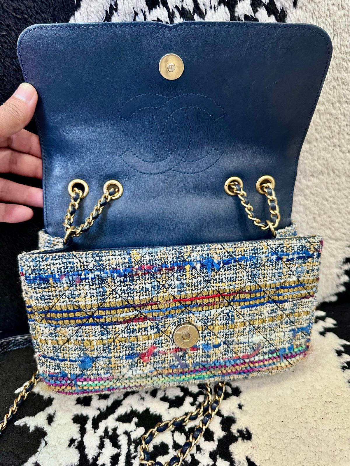 Chanel - CC Filigree Small - Cloth - Multicolour - (small)