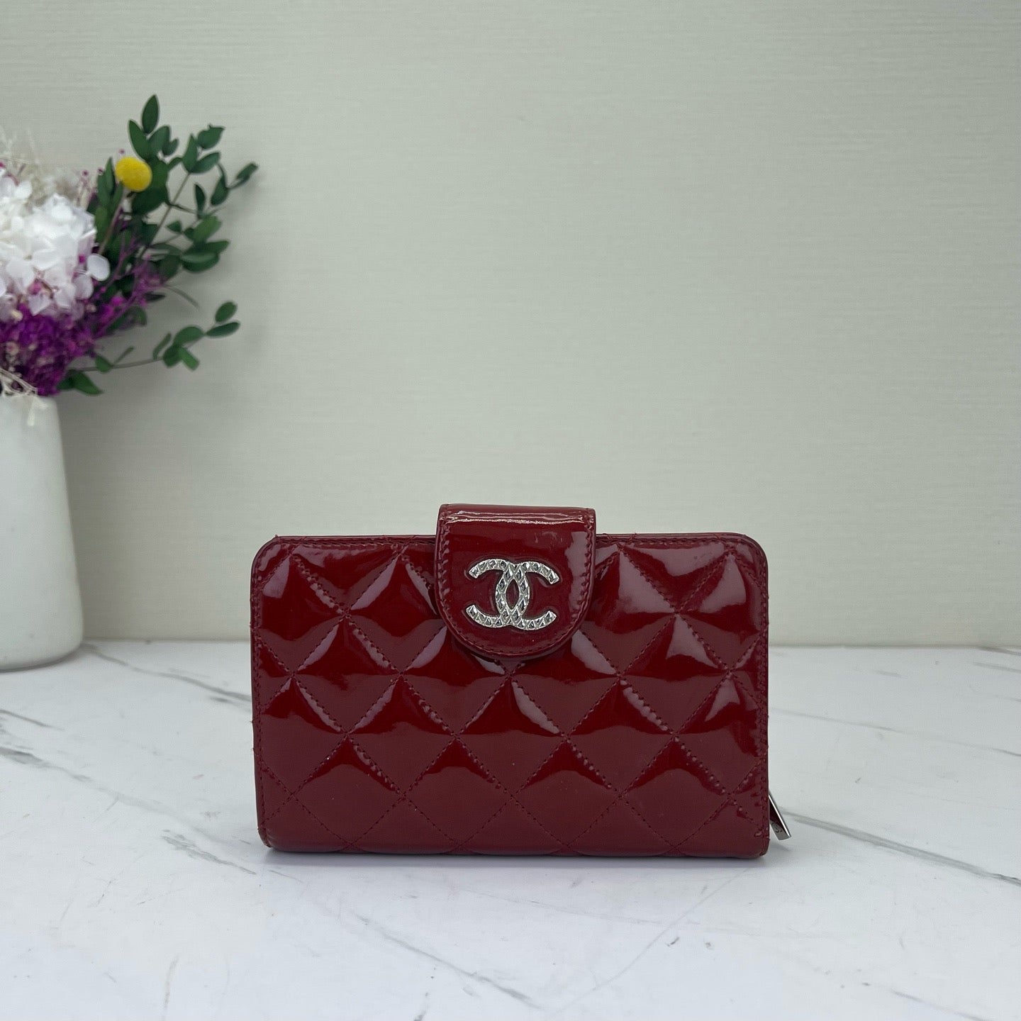 Chanel - CC - Patent leather - Red