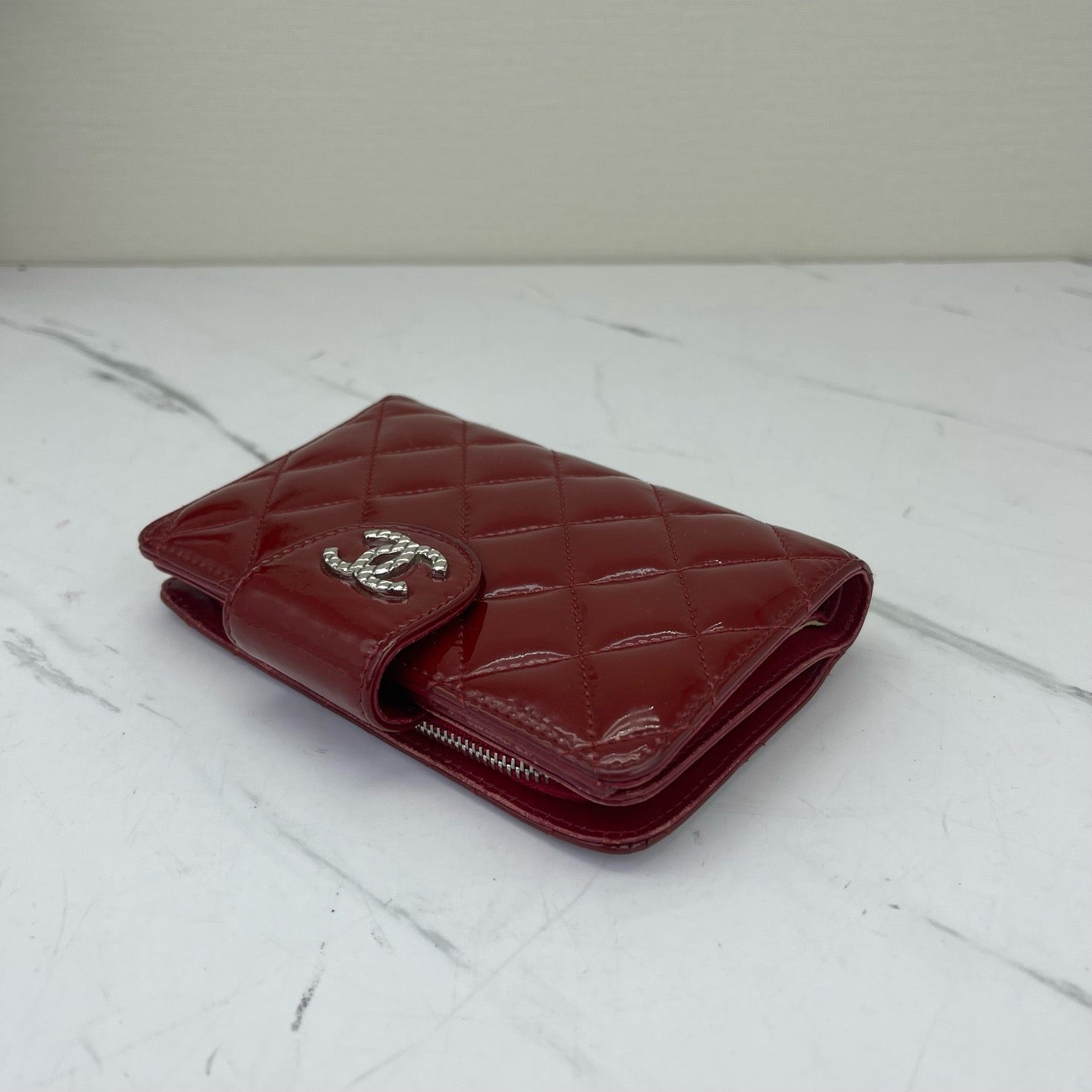 Chanel - CC - Patent leather - Red