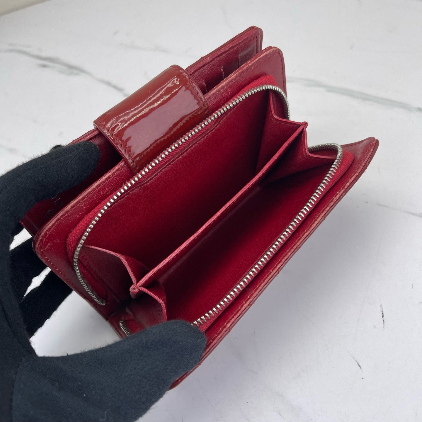 Chanel - CC - Patent leather - Red