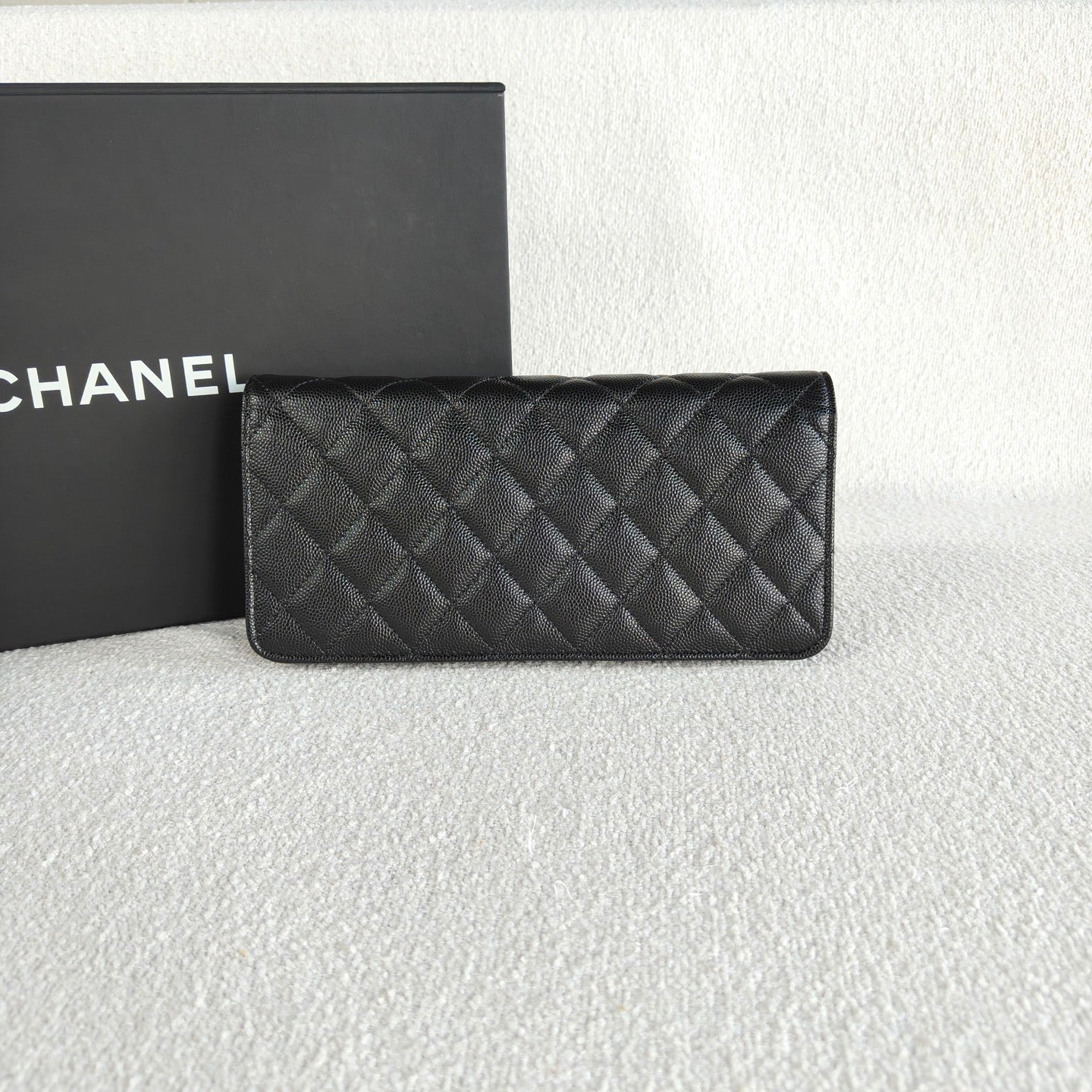 Chanel - CC6306 Baguette Chain Wallet on Chain (WOC) - Caviar leather - Black - (mini)