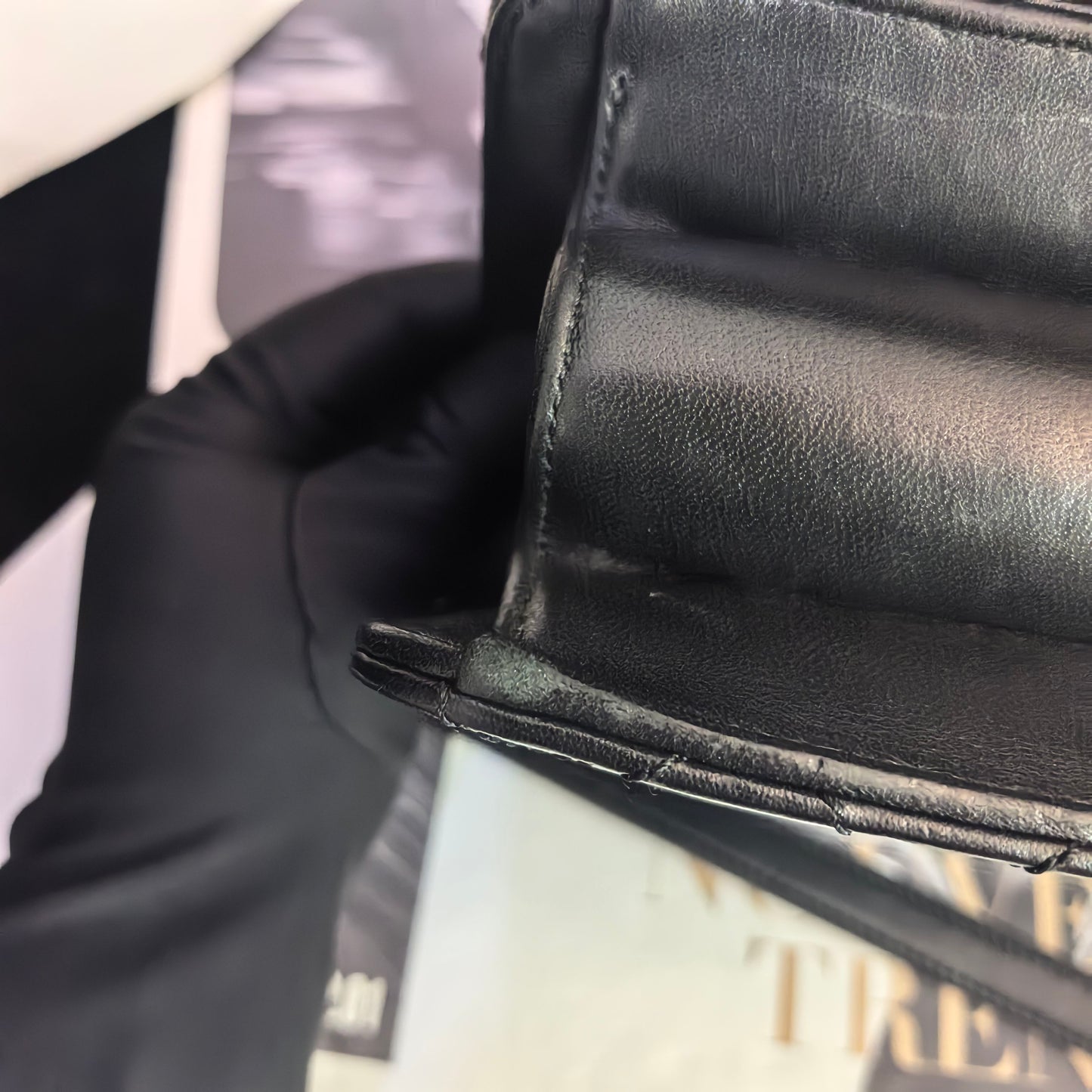 Chanel - CF Accordion - Leather - Black - (mini)