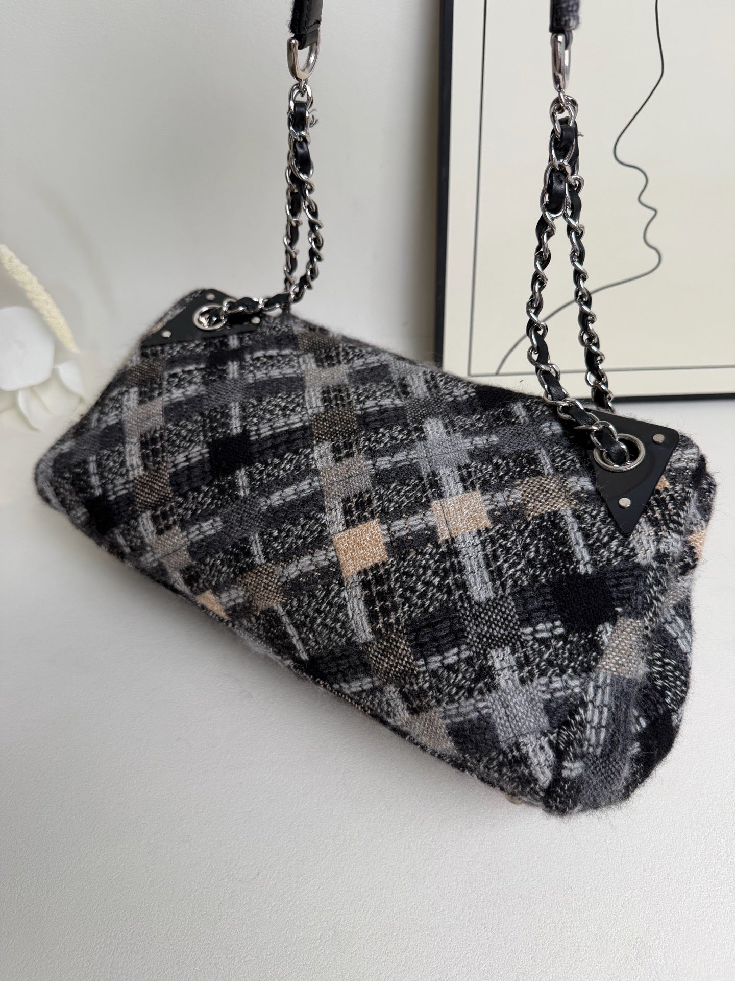 Chanel - CF Baguette - Wool - Grey - (Other)