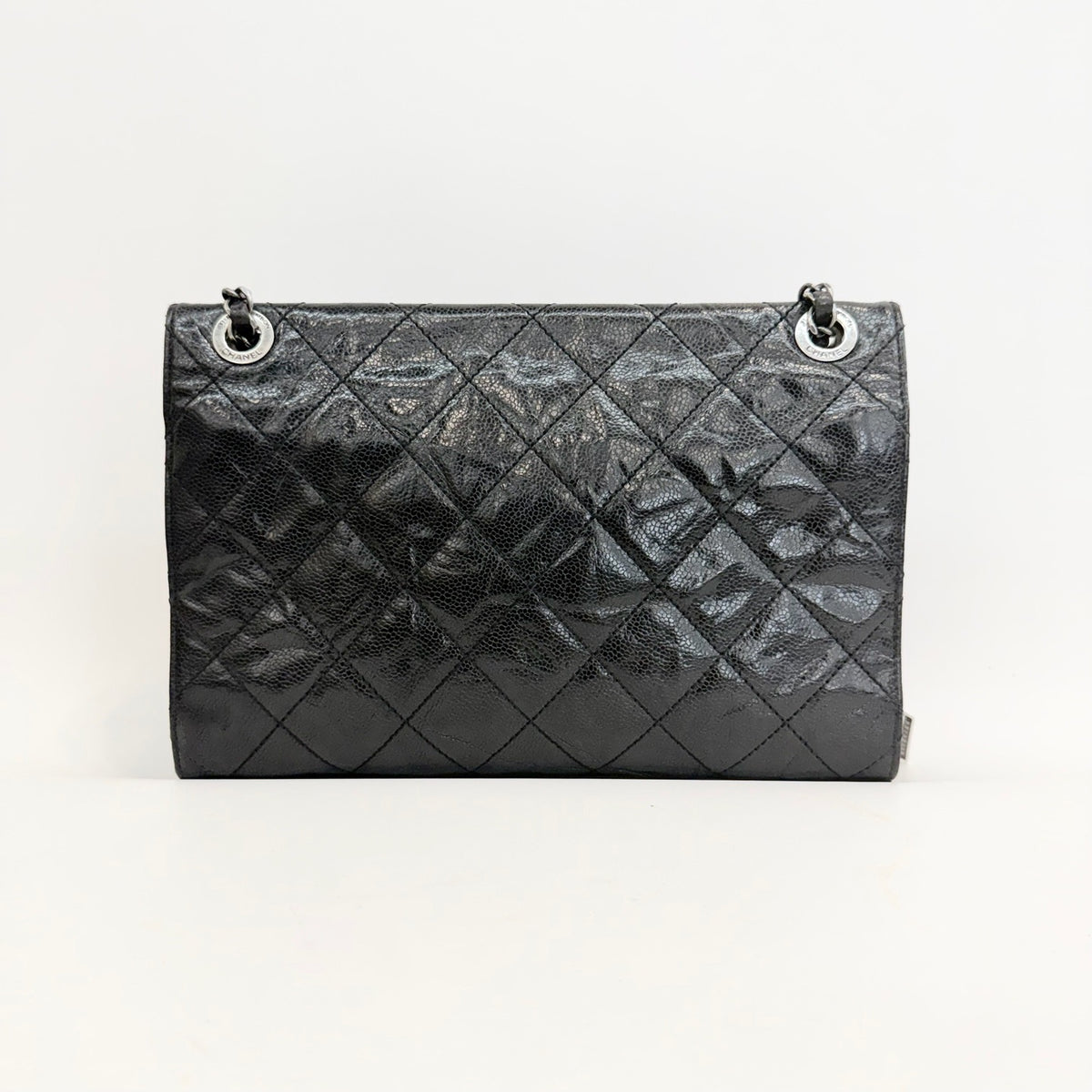 Chanel - CF Envelope Airport Bag - Leather - Black - (mini)