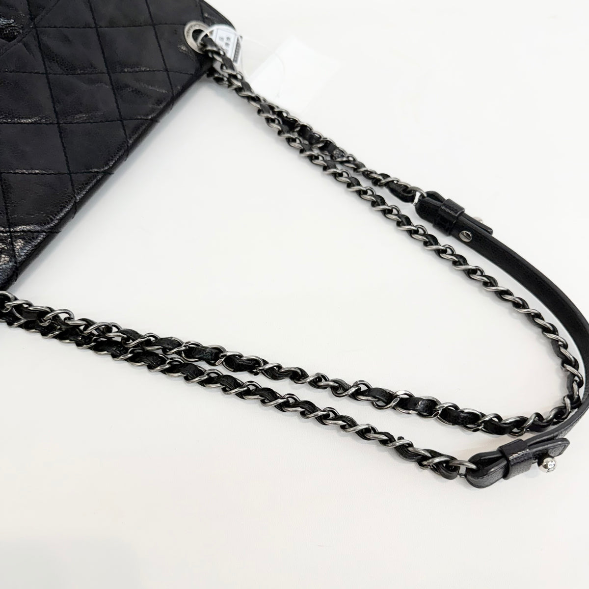 Chanel - CF Envelope Airport Bag - Leather - Black - (mini)