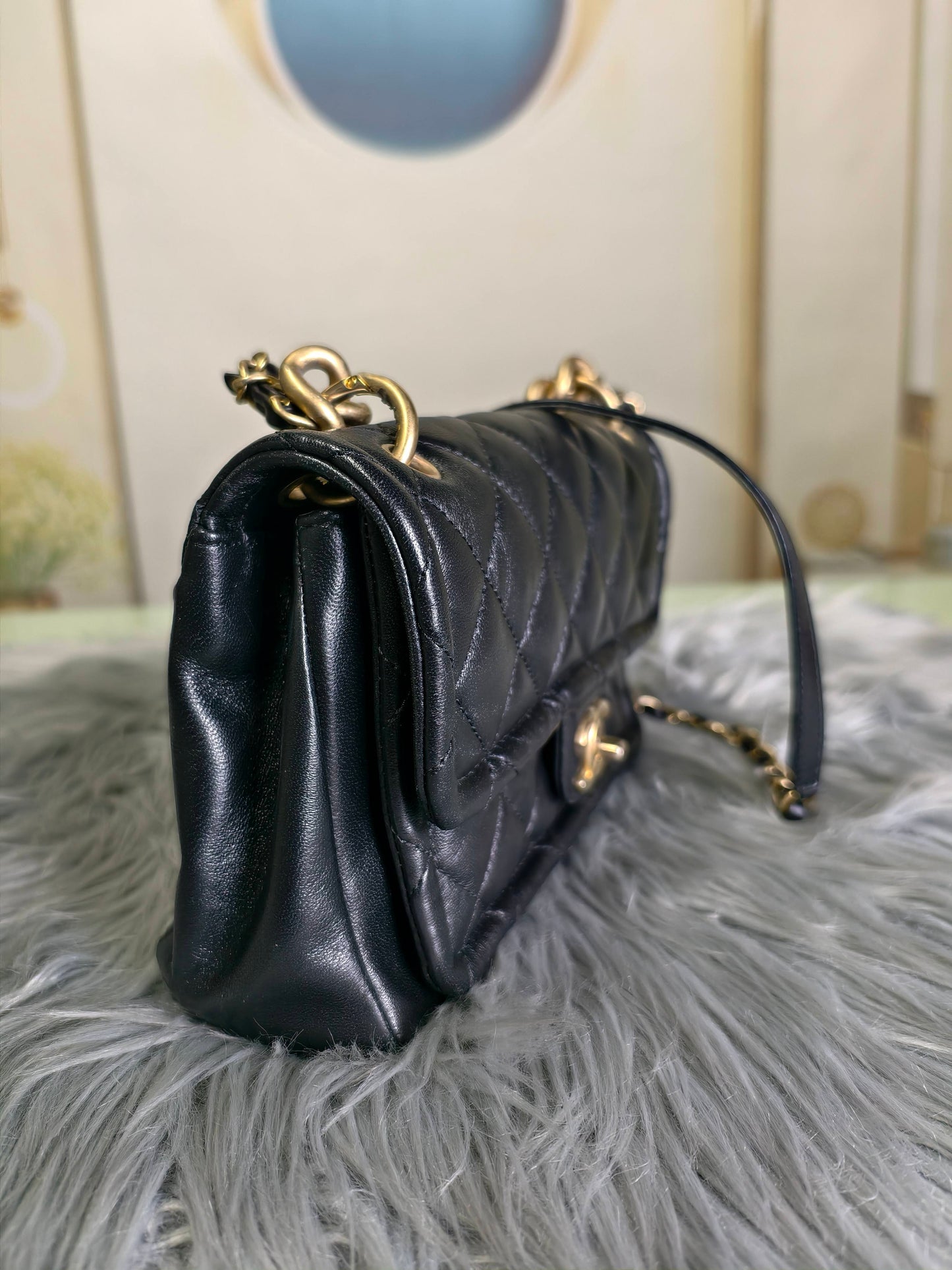 Chanel - CF - Leather - Black - (mini)