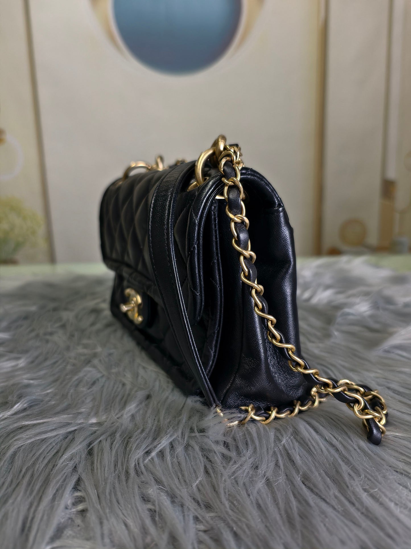 Chanel - CF - Leather - Black - (mini)