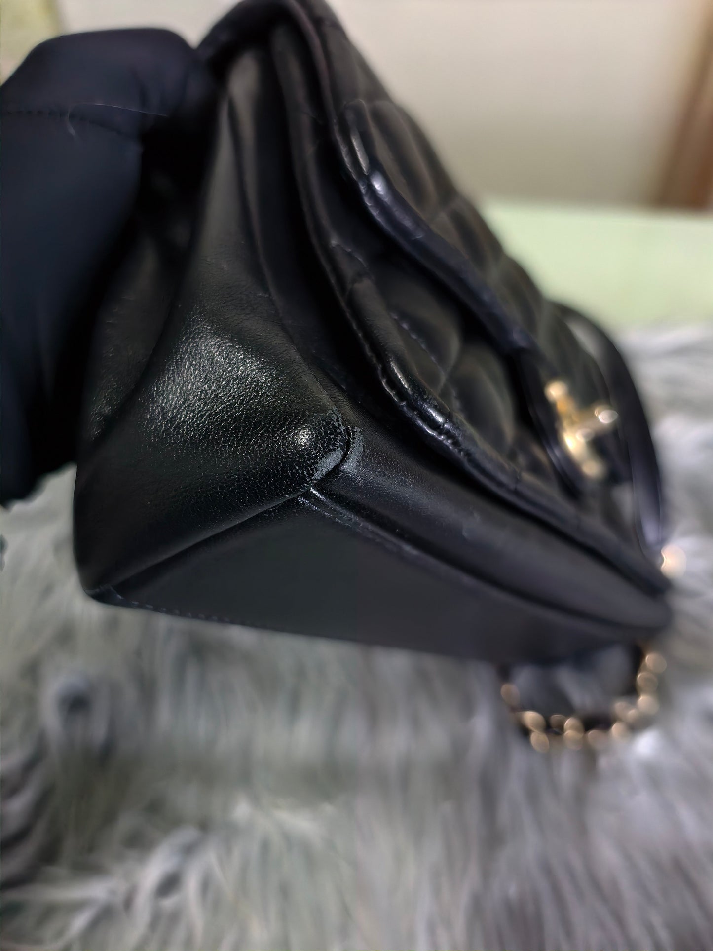 Chanel - CF - Leather - Black - (mini)