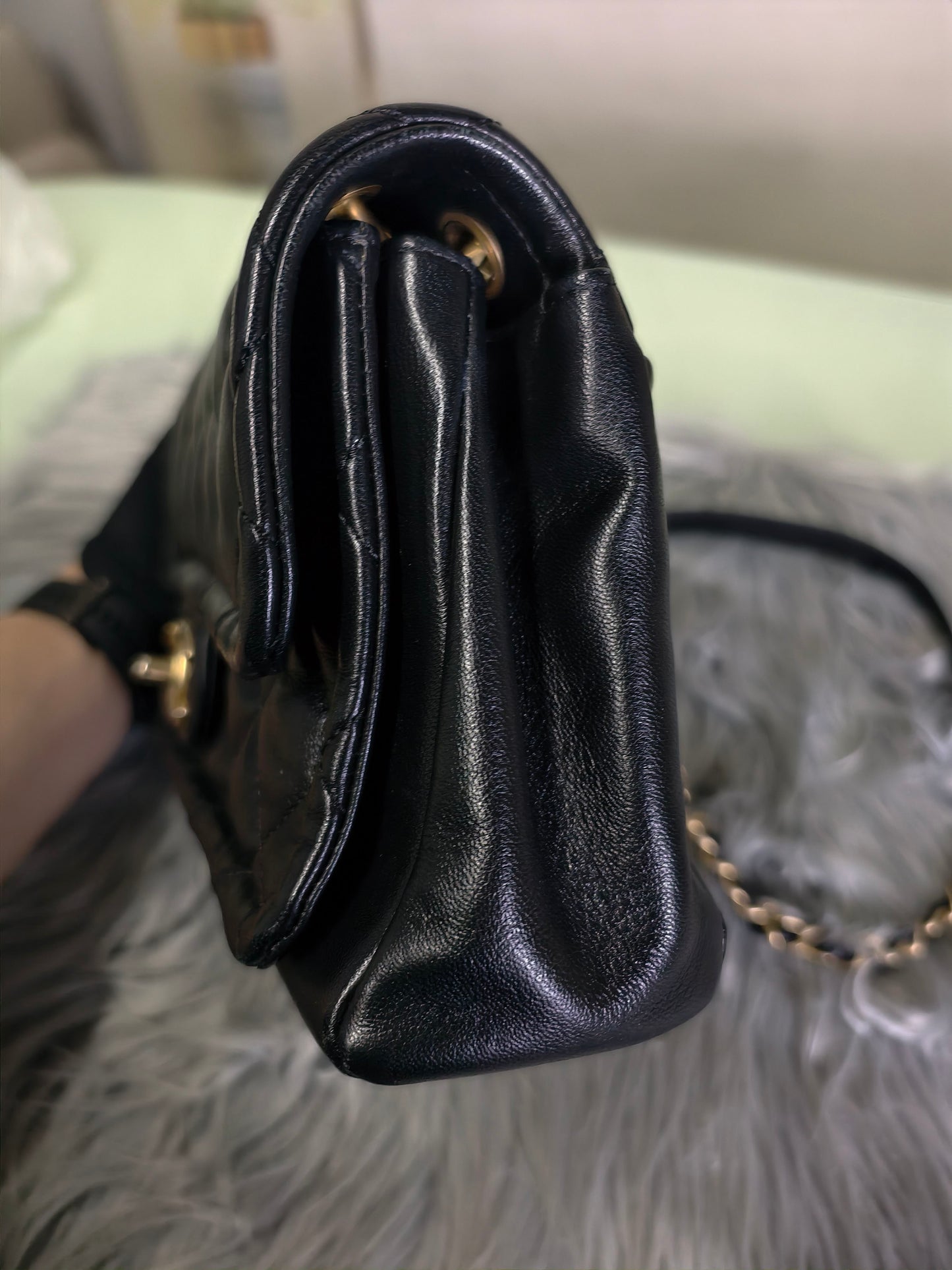 Chanel - CF - Leather - Black - (mini)