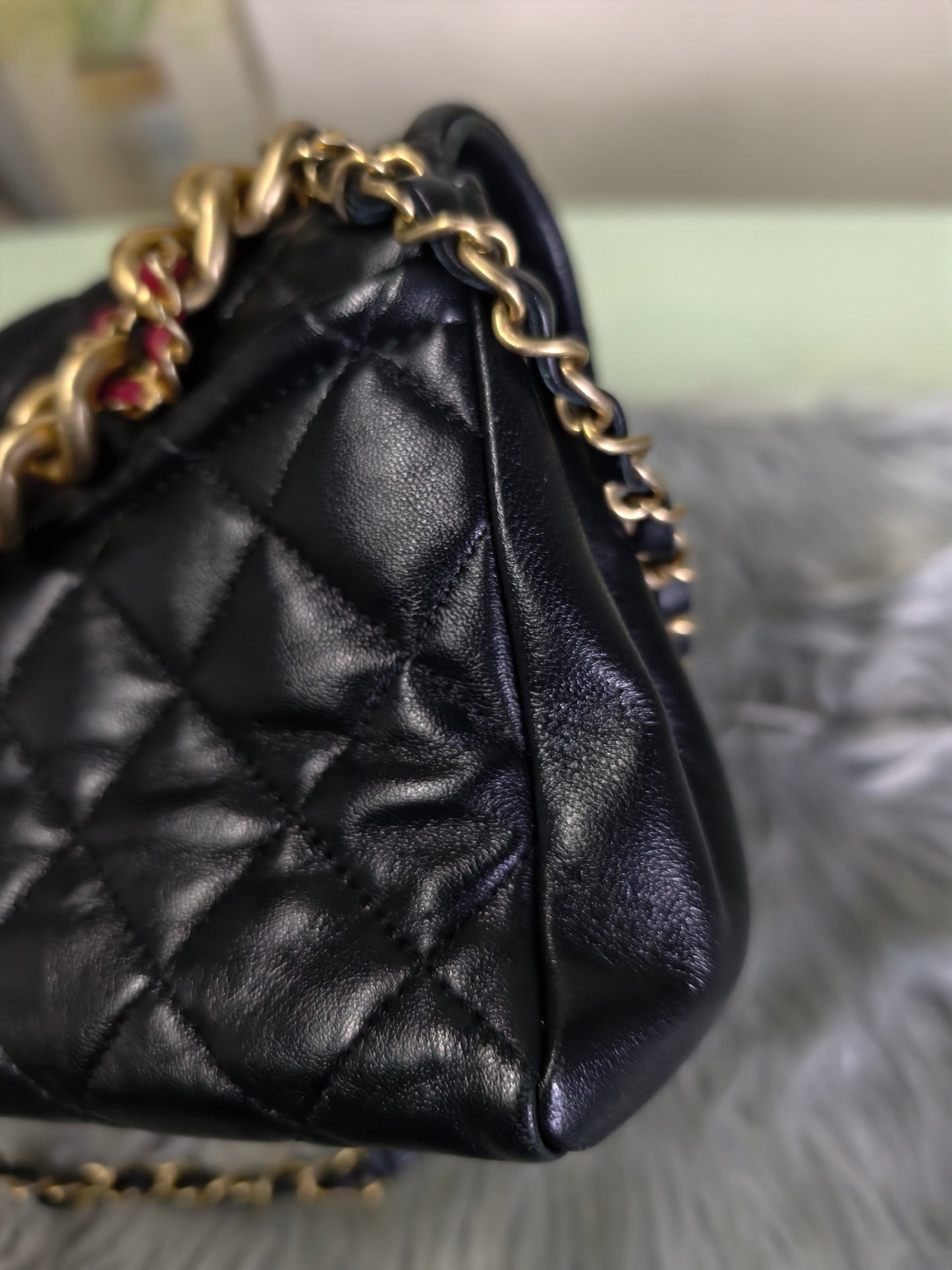 Chanel - CF - Leather - Black - (mini)