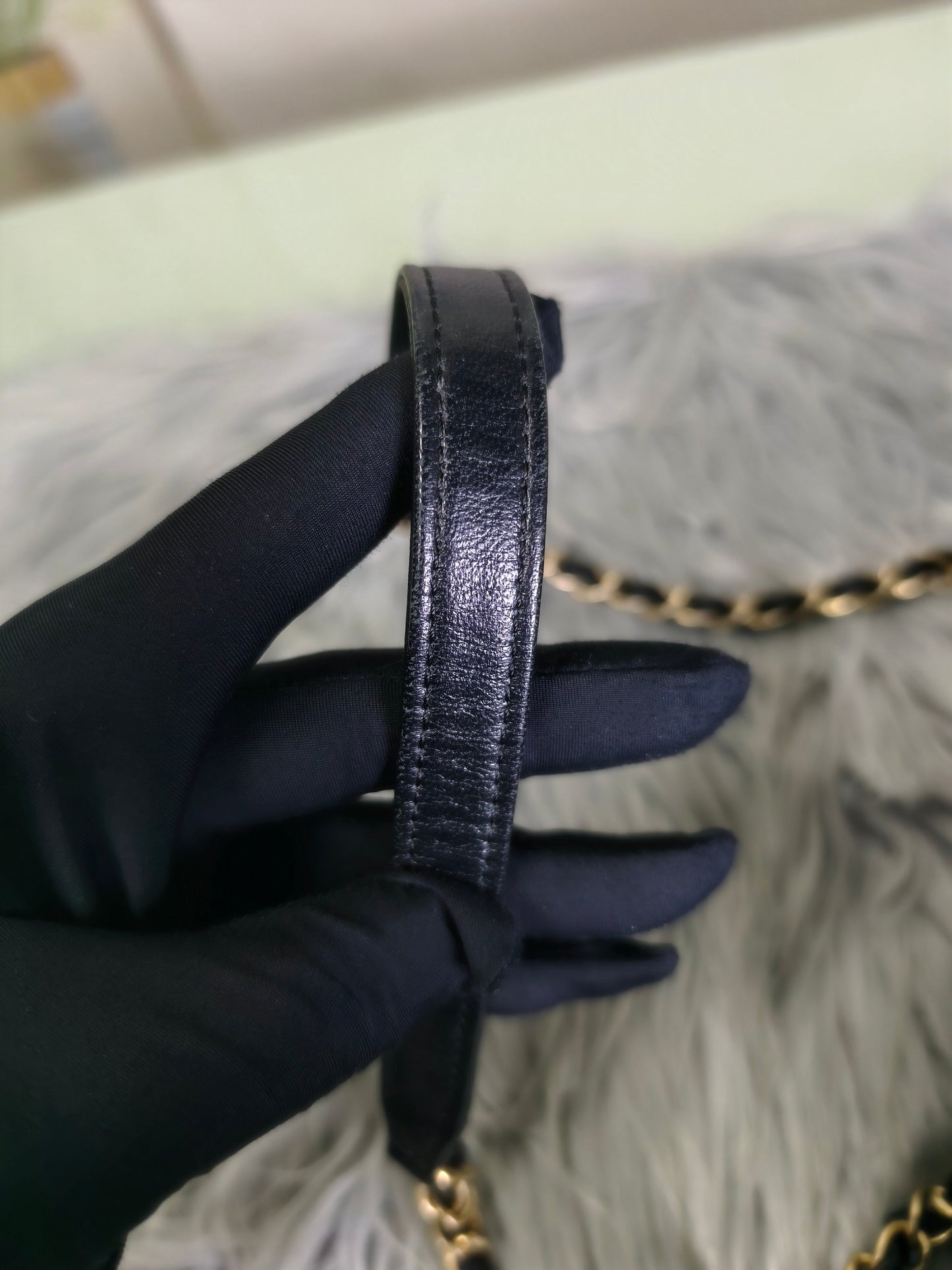 Chanel - CF - Leather - Black - (mini)