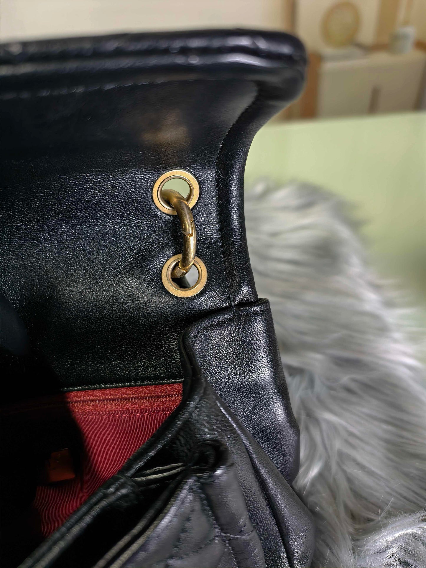 Chanel - CF - Leather - Black - (mini)