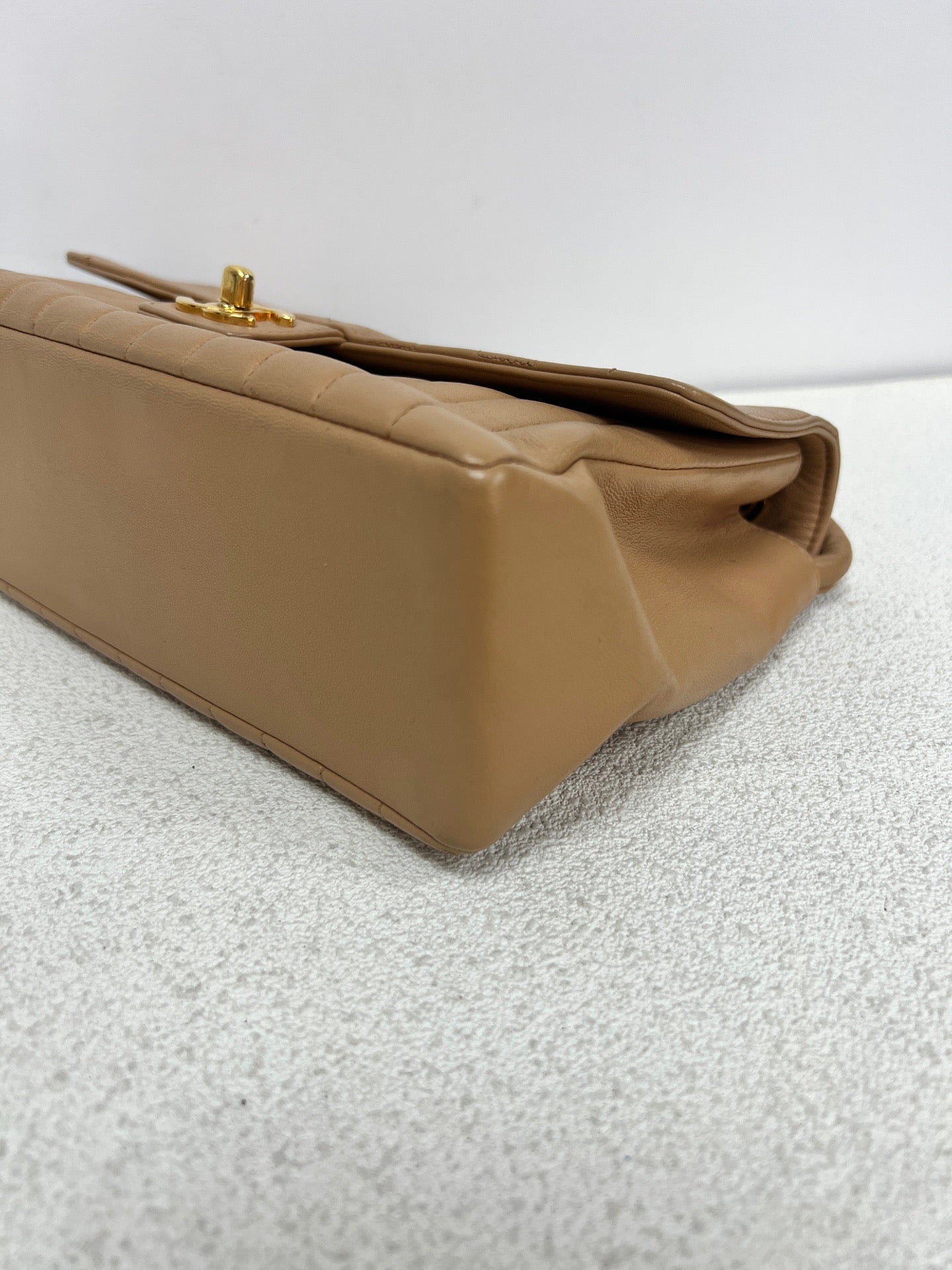 Chanel - CF - Leather - Brown - (medium)