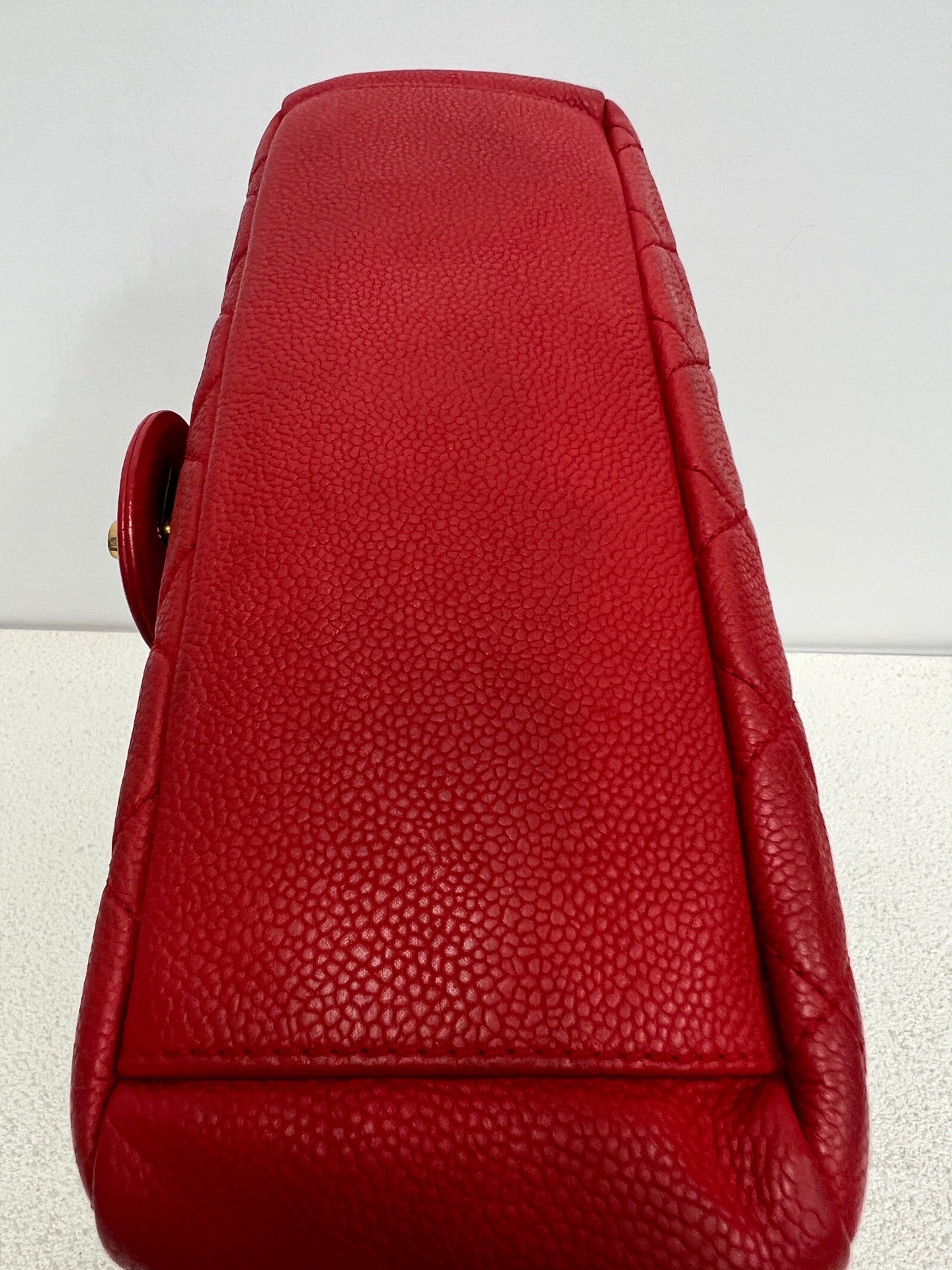 Chanel - CF Medium - Leather - Red - (medium)
