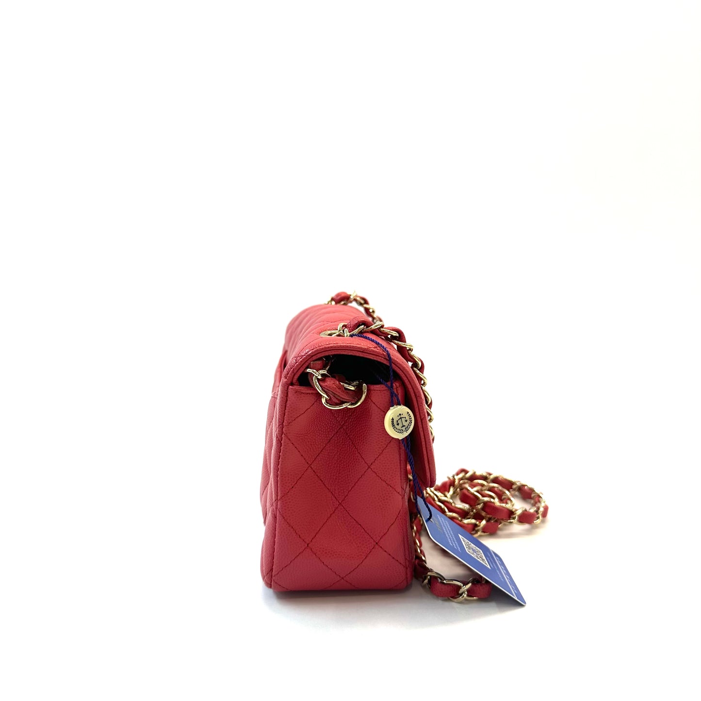 Chanel - CF Mini - Leather - Red