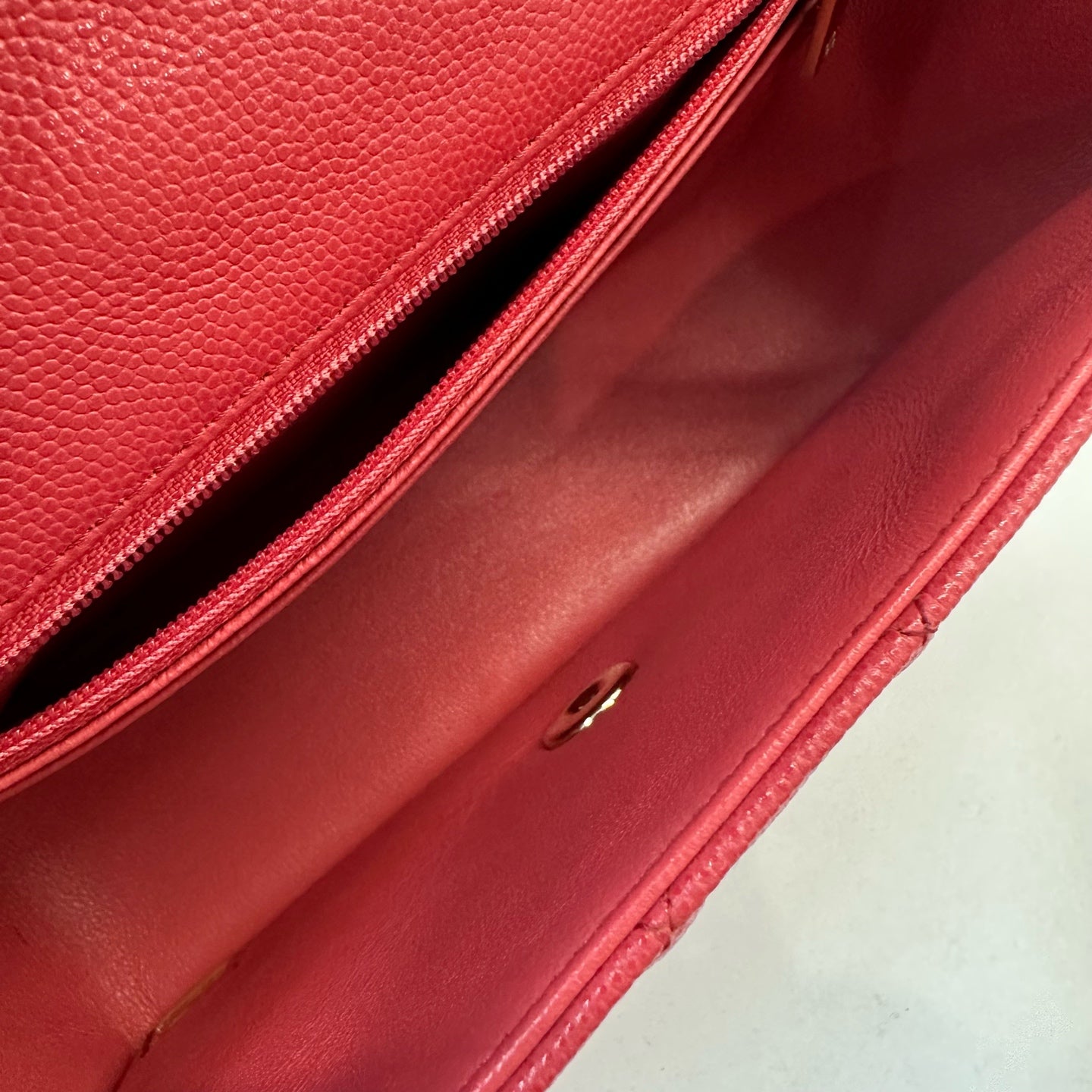 Chanel - CF Mini - Leather - Red