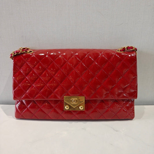 Chanel - CF - Patent leather - Red - (Other)