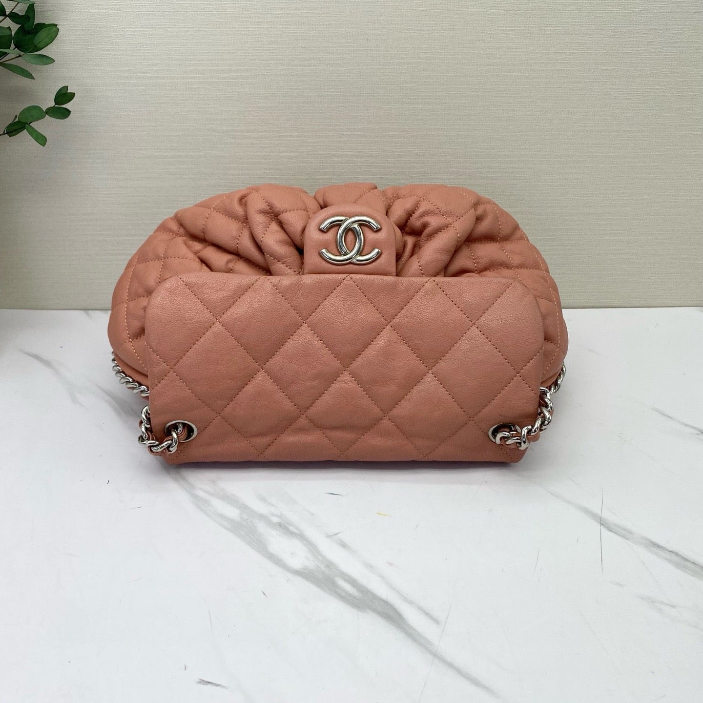 Chanel - Chain Around Pumpkin Bag - Lambskin leather - Pink - (medium)
