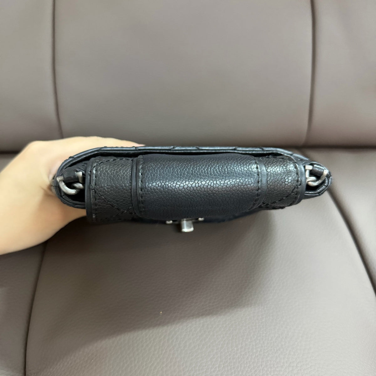 Chanel - Chanel 19 Mini - Leather - Black - (mini)