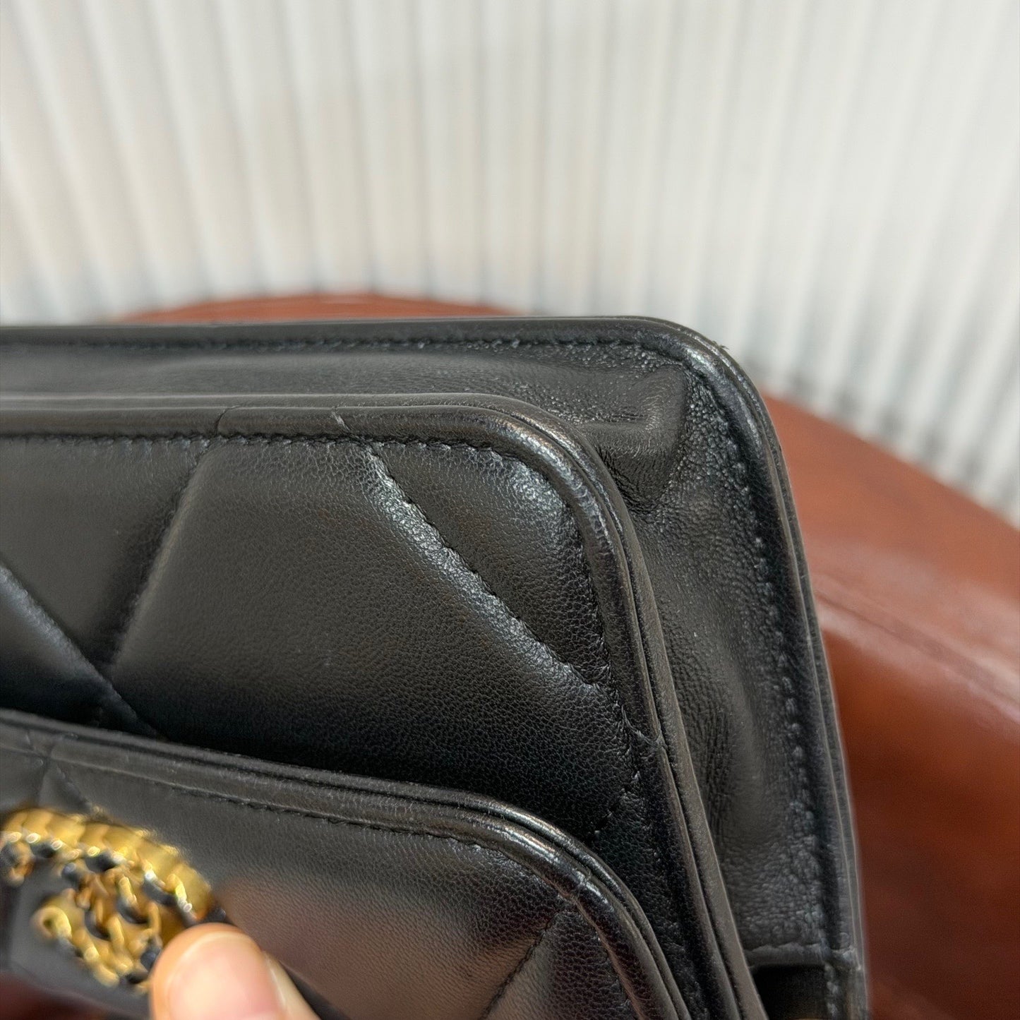 Chanel - Chanel 19 WOC - Leather - Black - (mini)