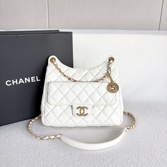 Chanel - Chanel 22 - Leather - White - (medium)