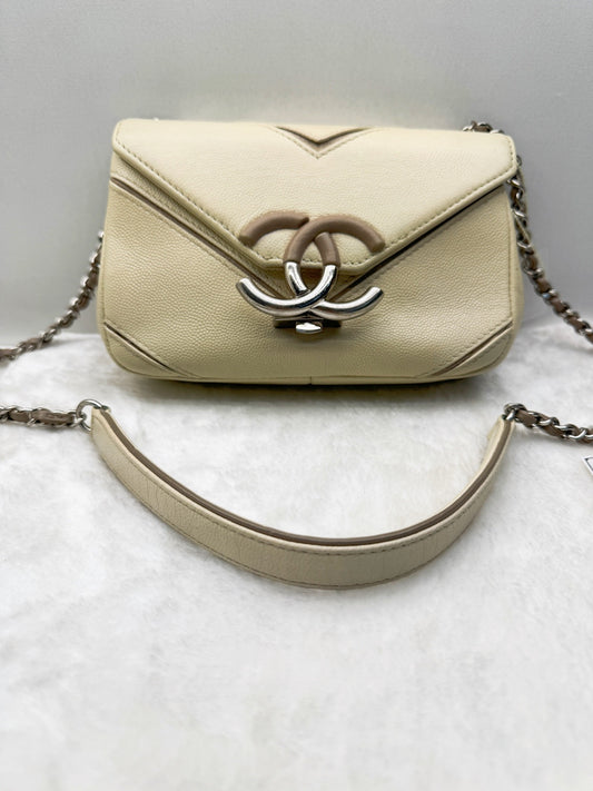 Chanel - Chanel 23 - Calfskin - Beige - (mini)