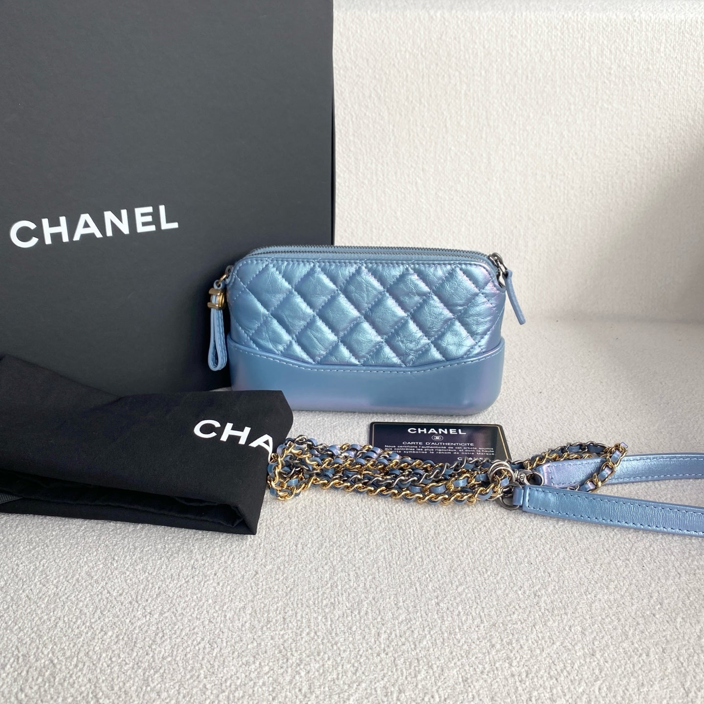 Chanel - Chanel 27 - Leather - Blue - (mini)