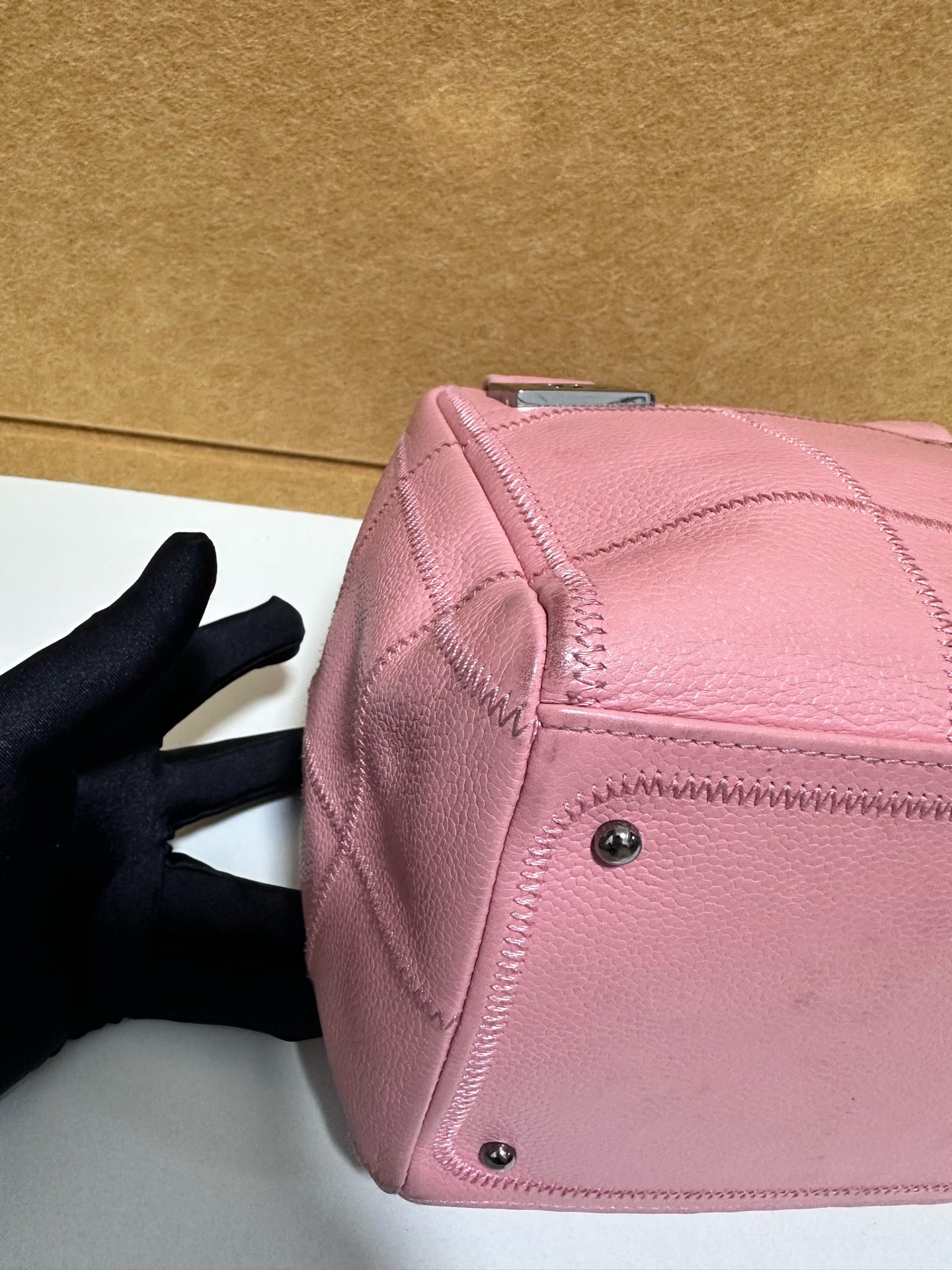 Chanel - Choco Bar - Leather - Pink - (mini)