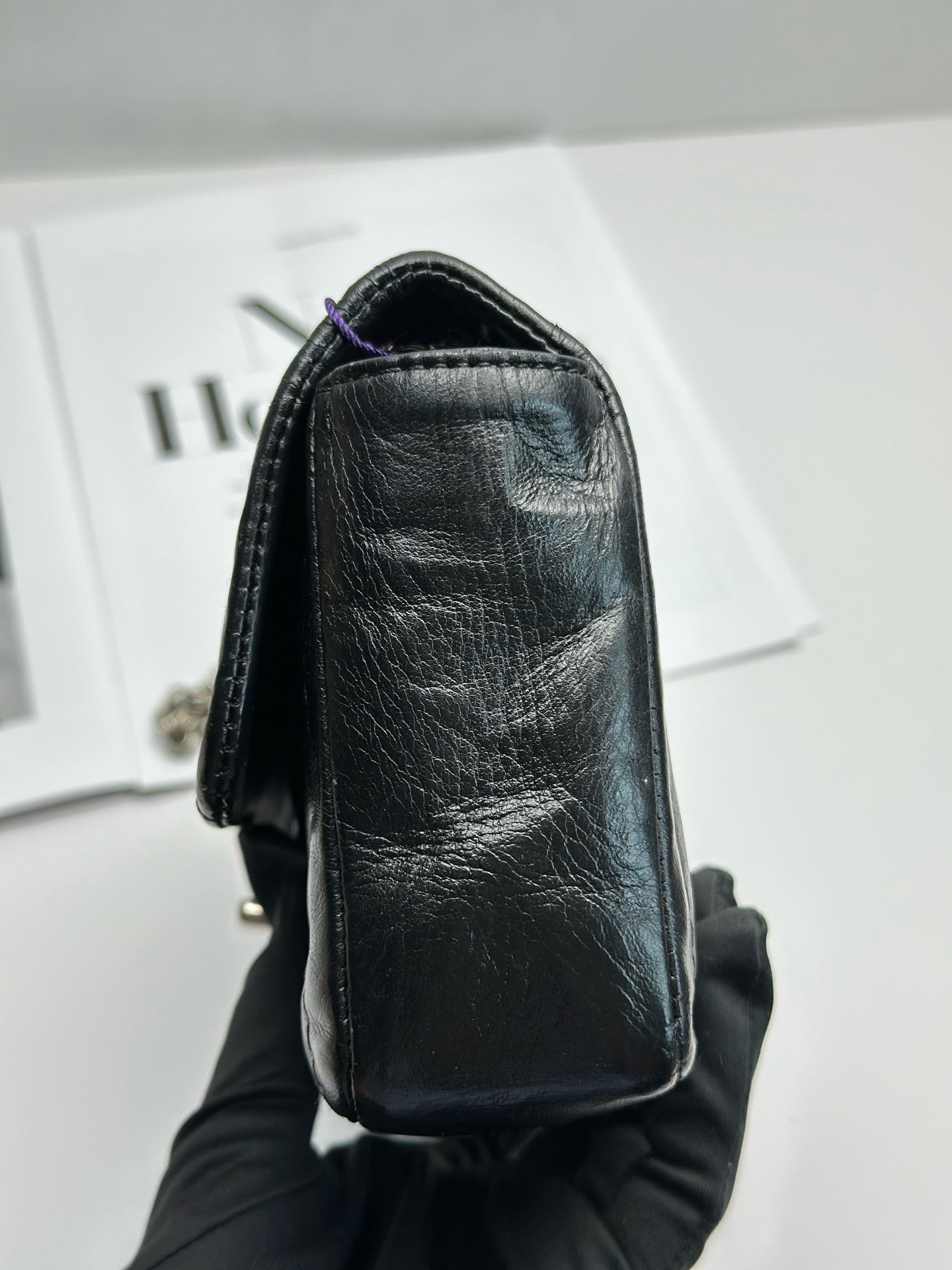Chanel - Chocolate Bar - Leather - Black - (medium)