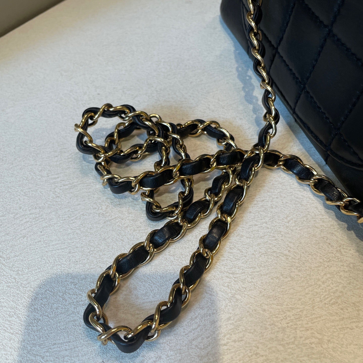 Chanel - Chocolate Bar - Leather - Black - (small)