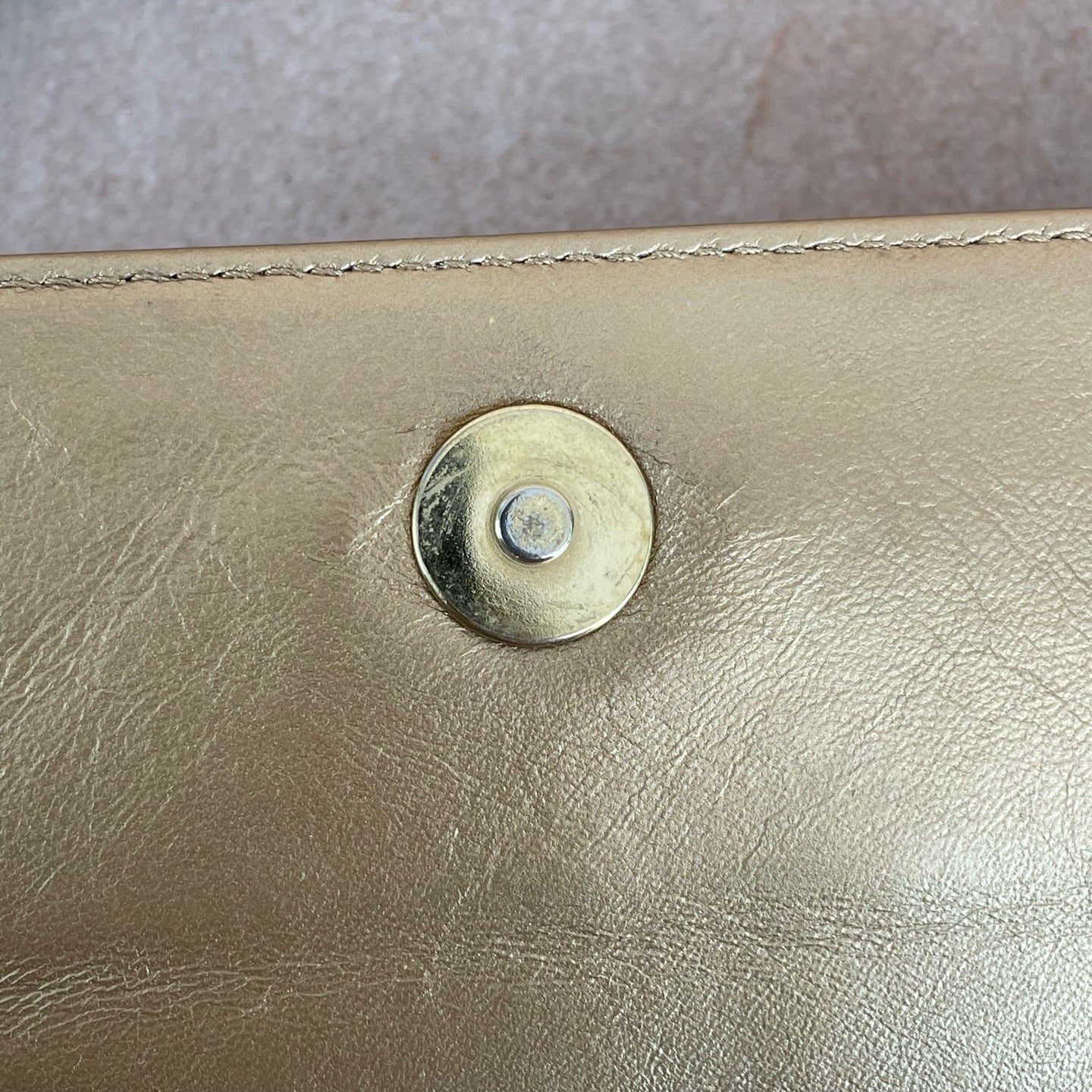 Chanel - Chocolate Bar - Leather - Gold - (small)