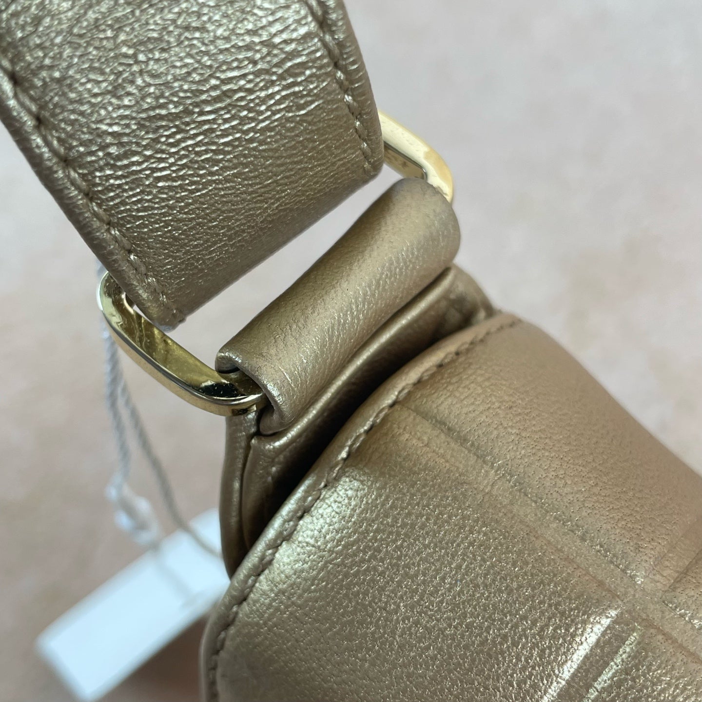 Chanel - Chocolate Bar - Leather - Gold - (small)