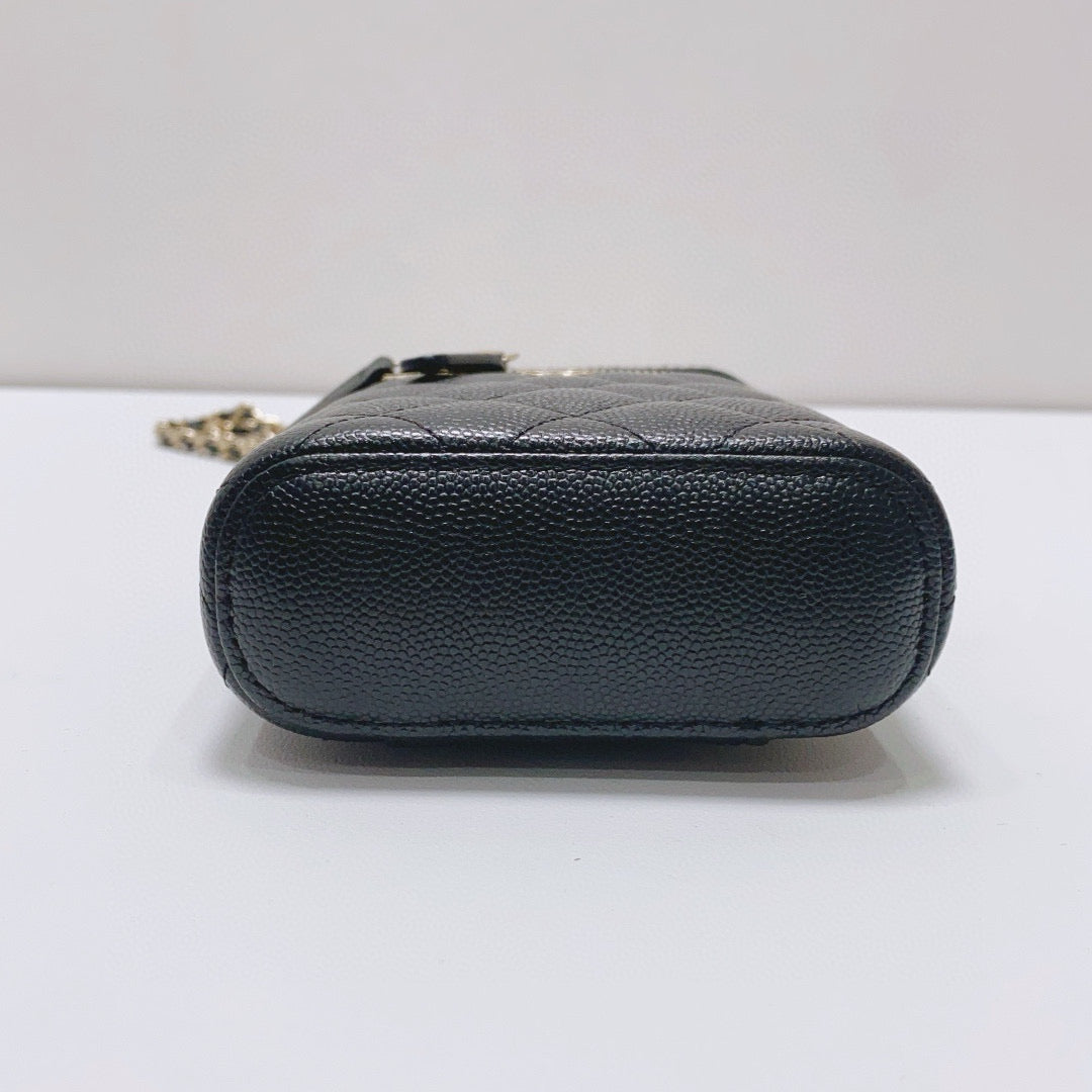 Chanel - Cigarette Case Bag - Caviar leather - Black - (mini)