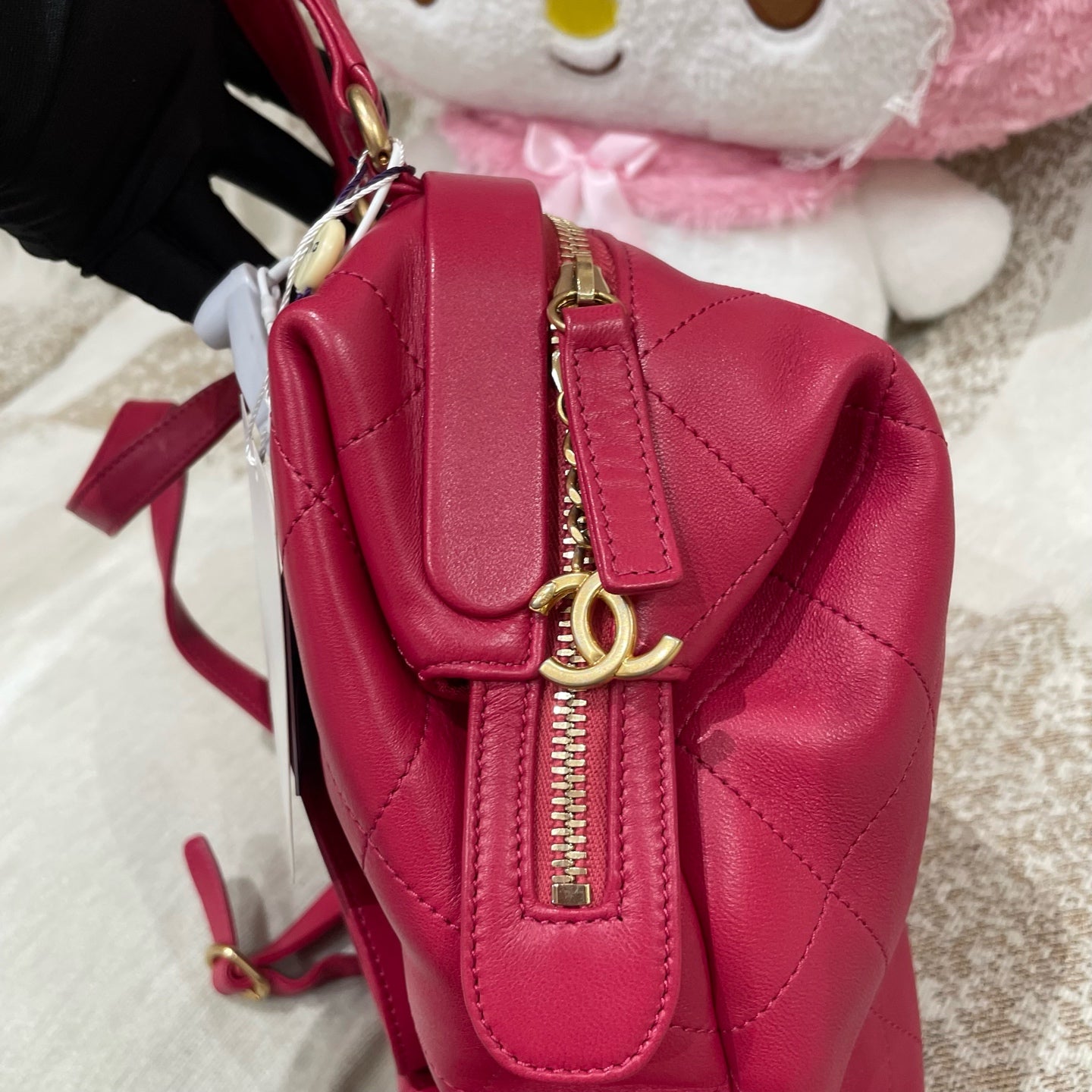 Chanel - Classic Backpack - Leather - Red