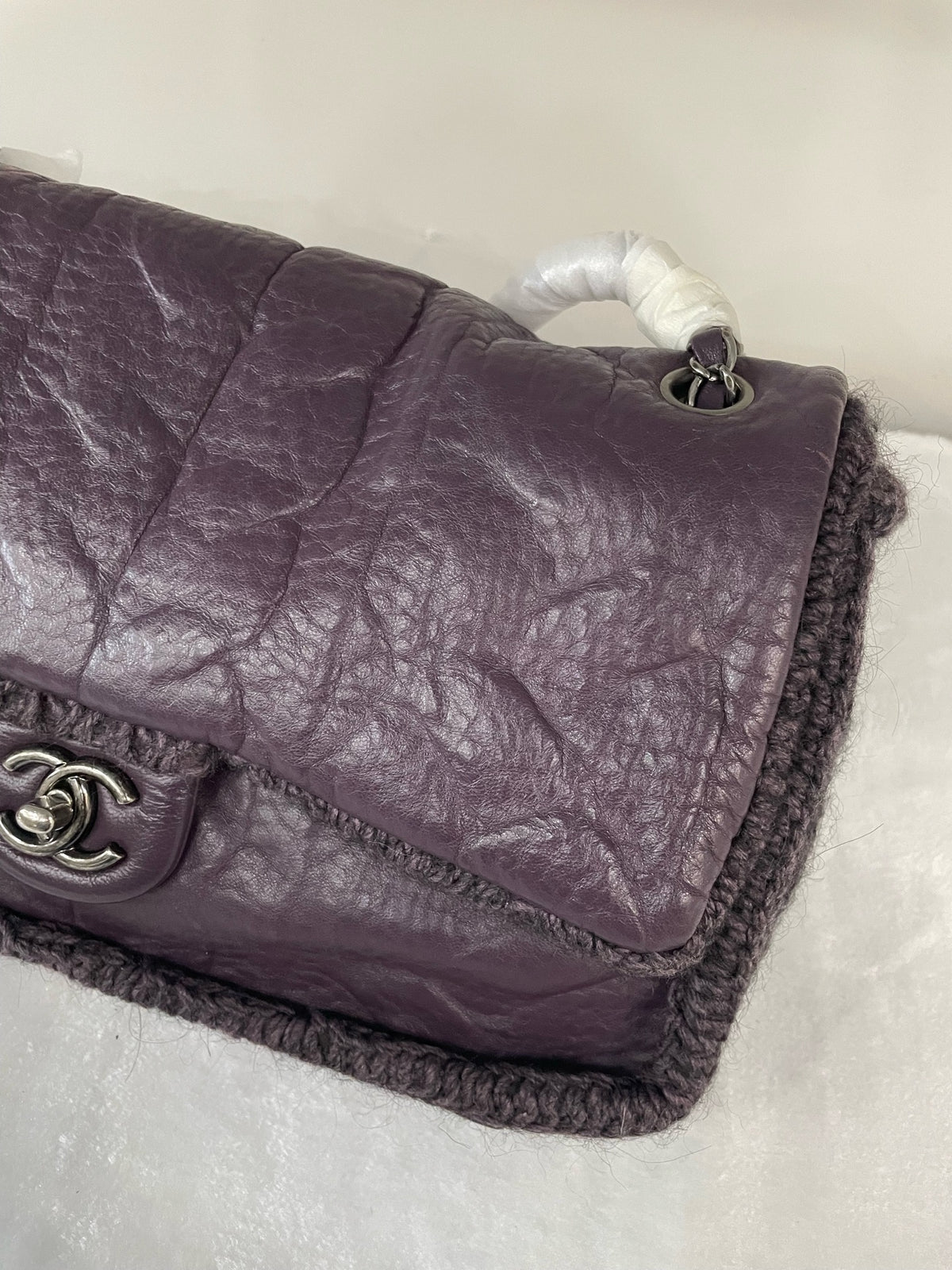 Chanel - Classic Flap 30 - Leather - Purple - (large)