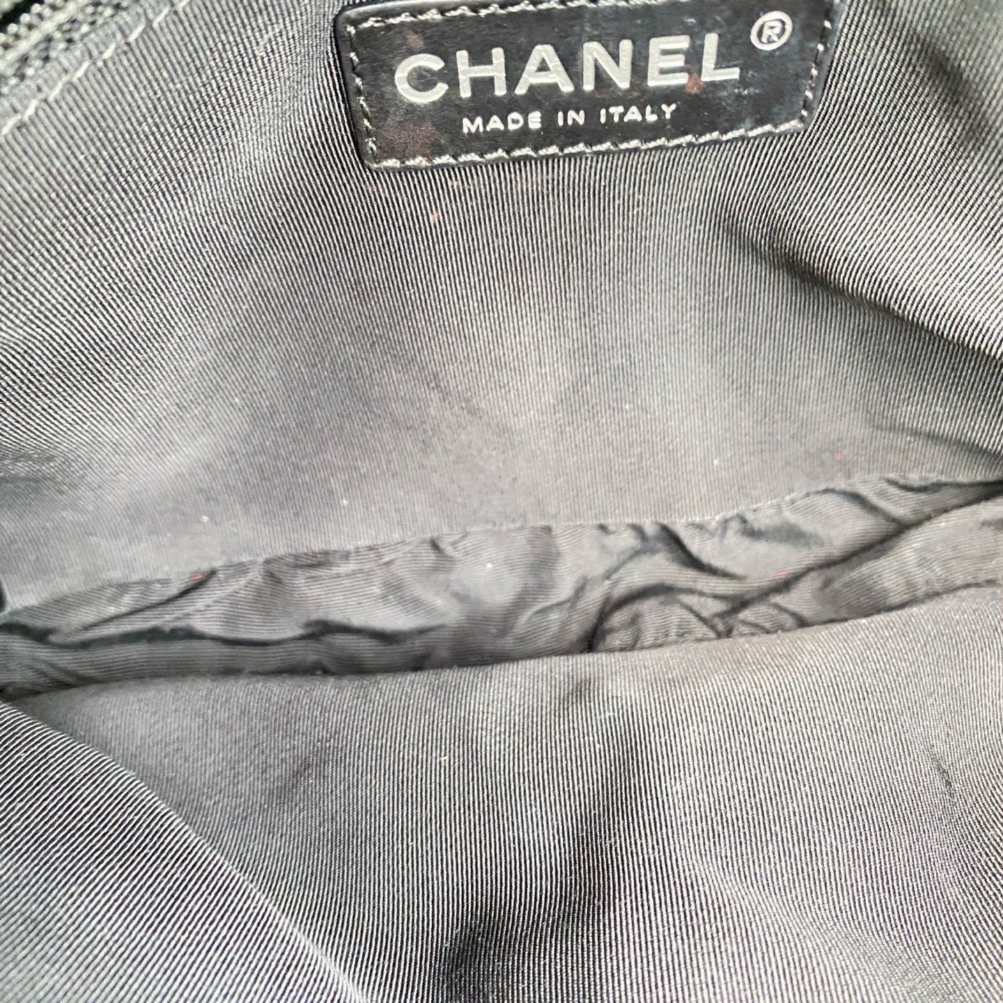 Chanel - Classic Flap Bag - Aged calfskin leather - Dark Grey - (Medium)