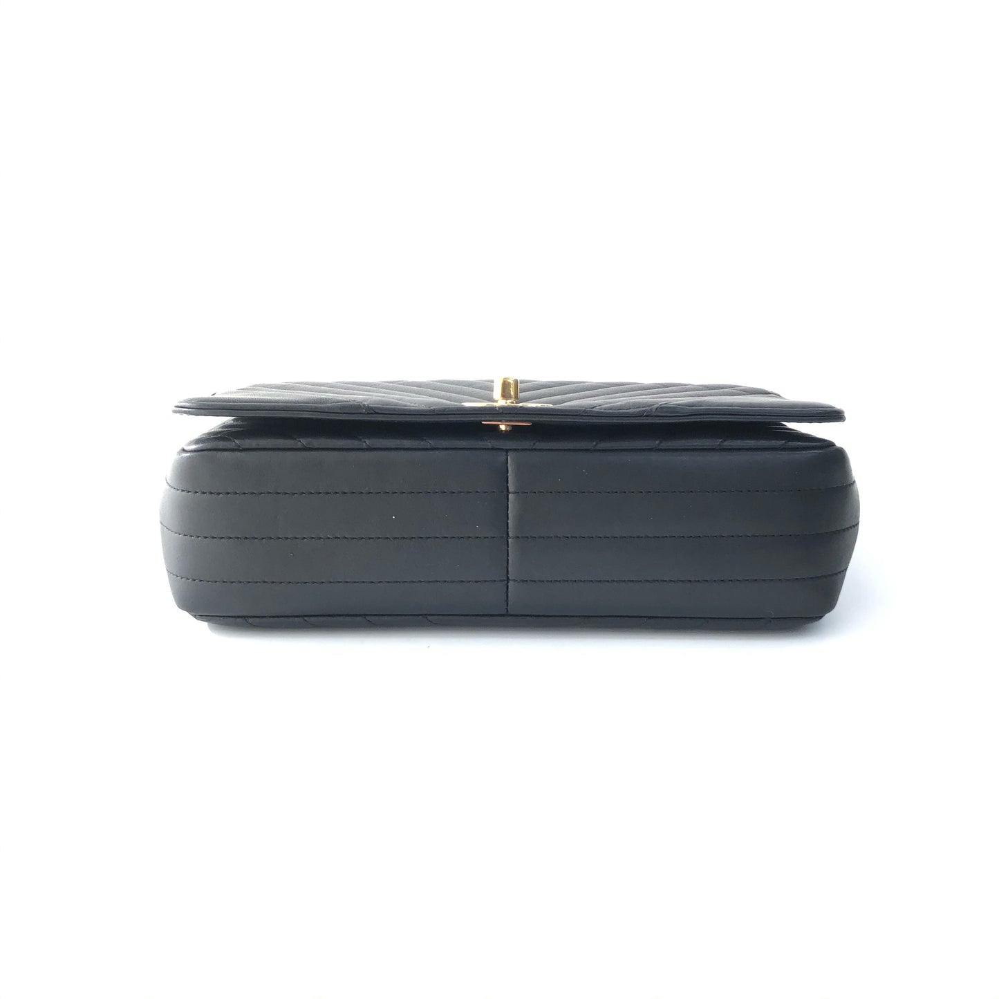 Chanel - Classic Flap - Calfskin - Black - (Medium)