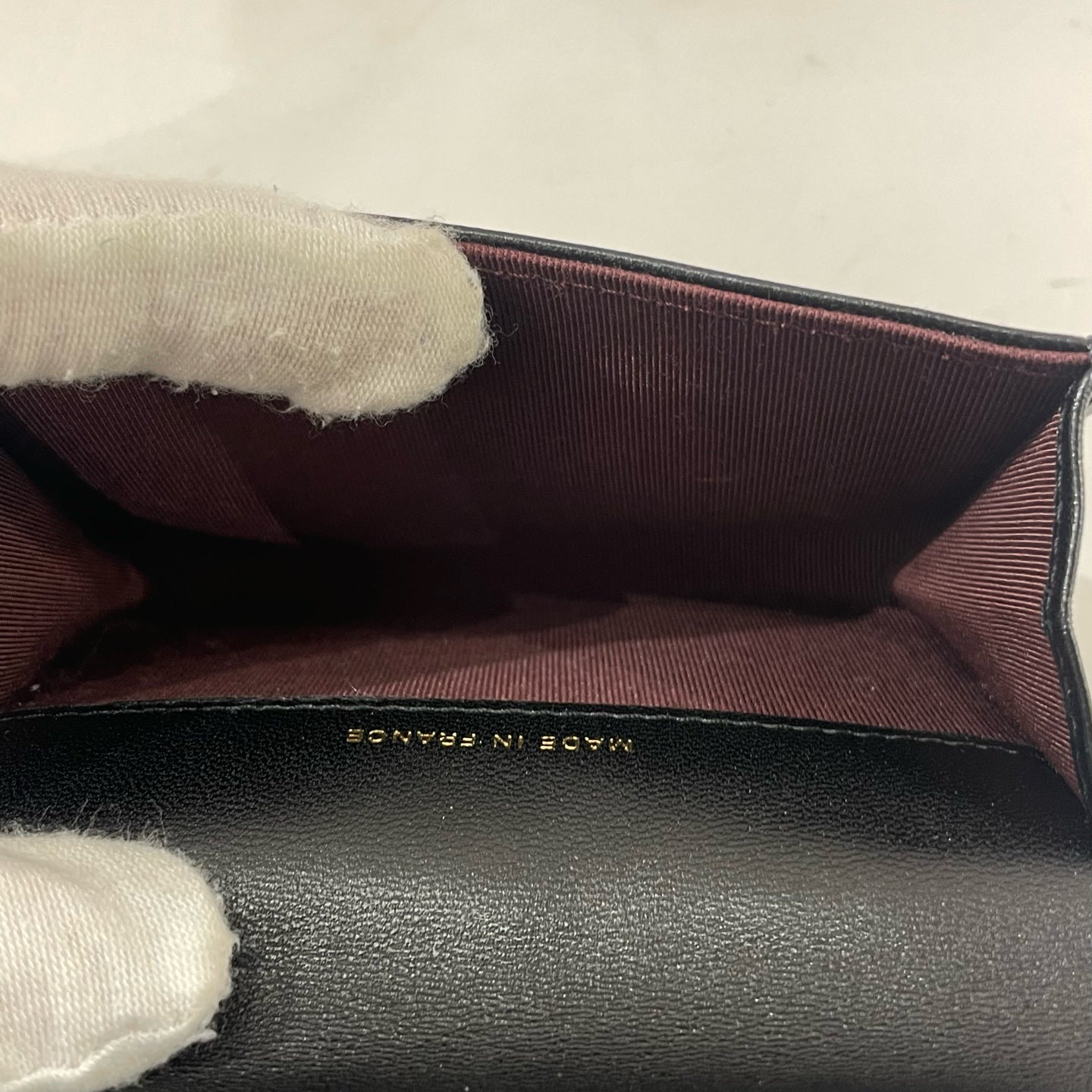 Chanel - Classic Flap Card Holder - Lambskin leather - Black - (mini)