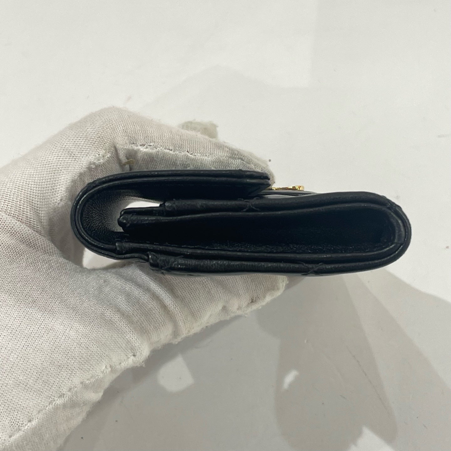 Chanel - Classic Flap Card Holder - Lambskin leather - Black - (mini)