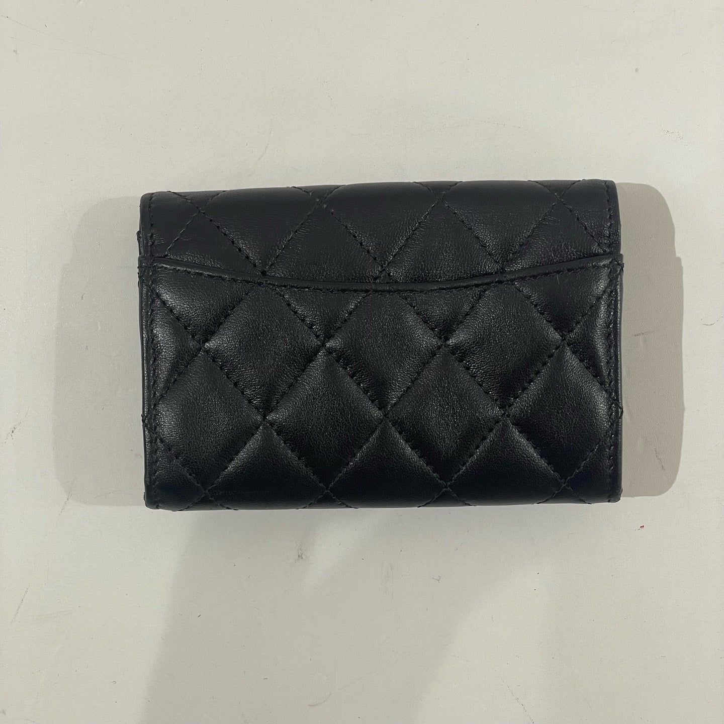 Chanel - Classic Flap Card Holder - Lambskin leather - Black - (mini)
