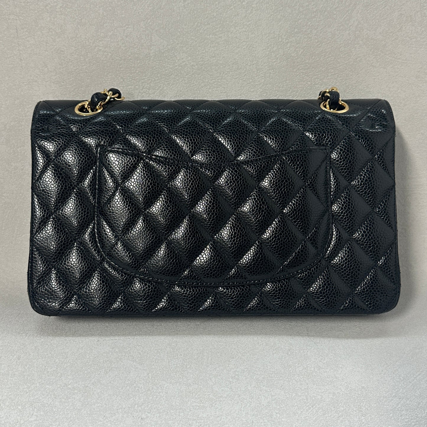 Chanel - Classic Flap - Caviar leather - Black - (medium)