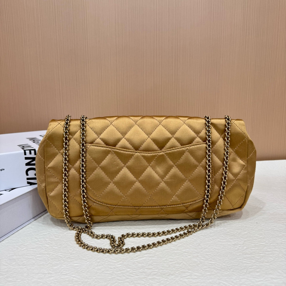 Chanel - Classic Flap - Cloth - Gold