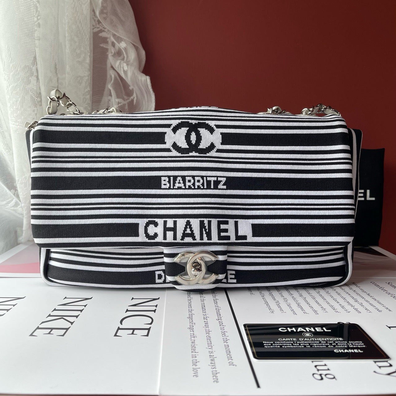 Chanel - Classic Flap - Cloth - Multicolour - (large)