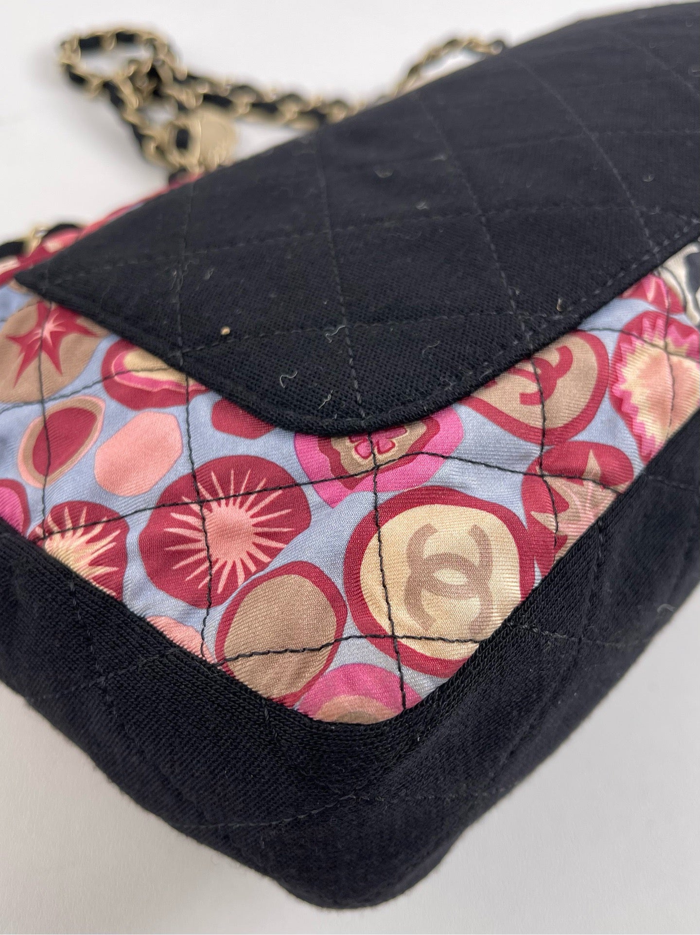 Chanel - Classic Flap - Cloth - Multicolour - (medium)